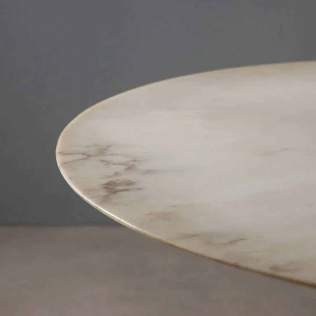 Vintage Table Metal Marble Top Design Italy 1970s