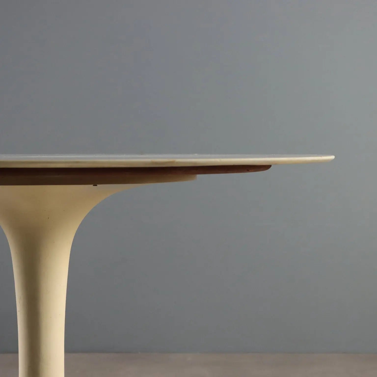 Vintage Table Metal Marble Top Design Italy 1970s