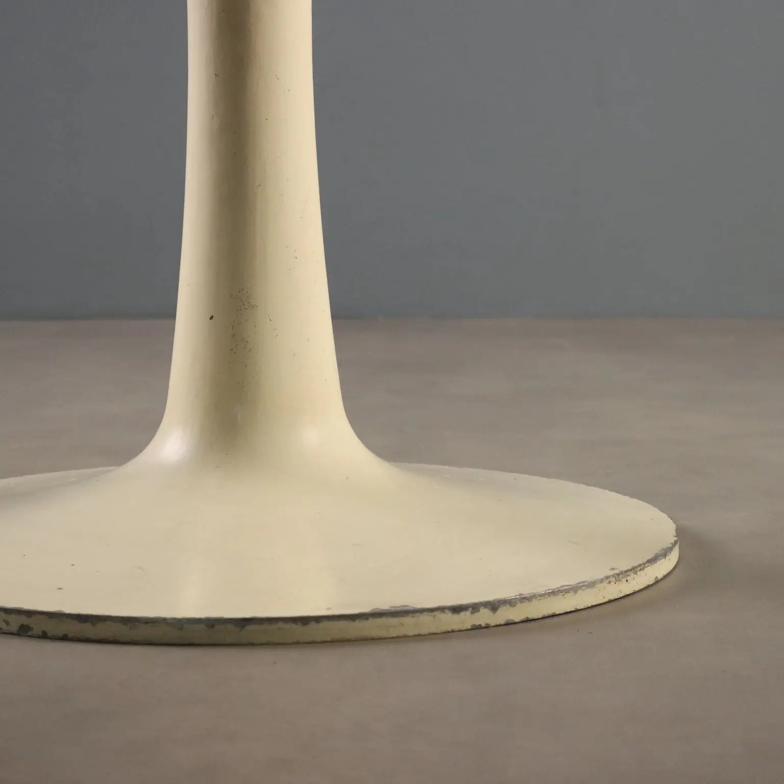 Vintage Table Metal Marble Top Design Italy 1970s