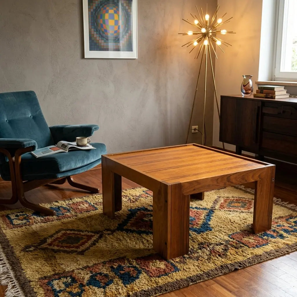 Vintage Coffee Table Cassina 771 Design Afra and Tobia Scarpa 60s-70s