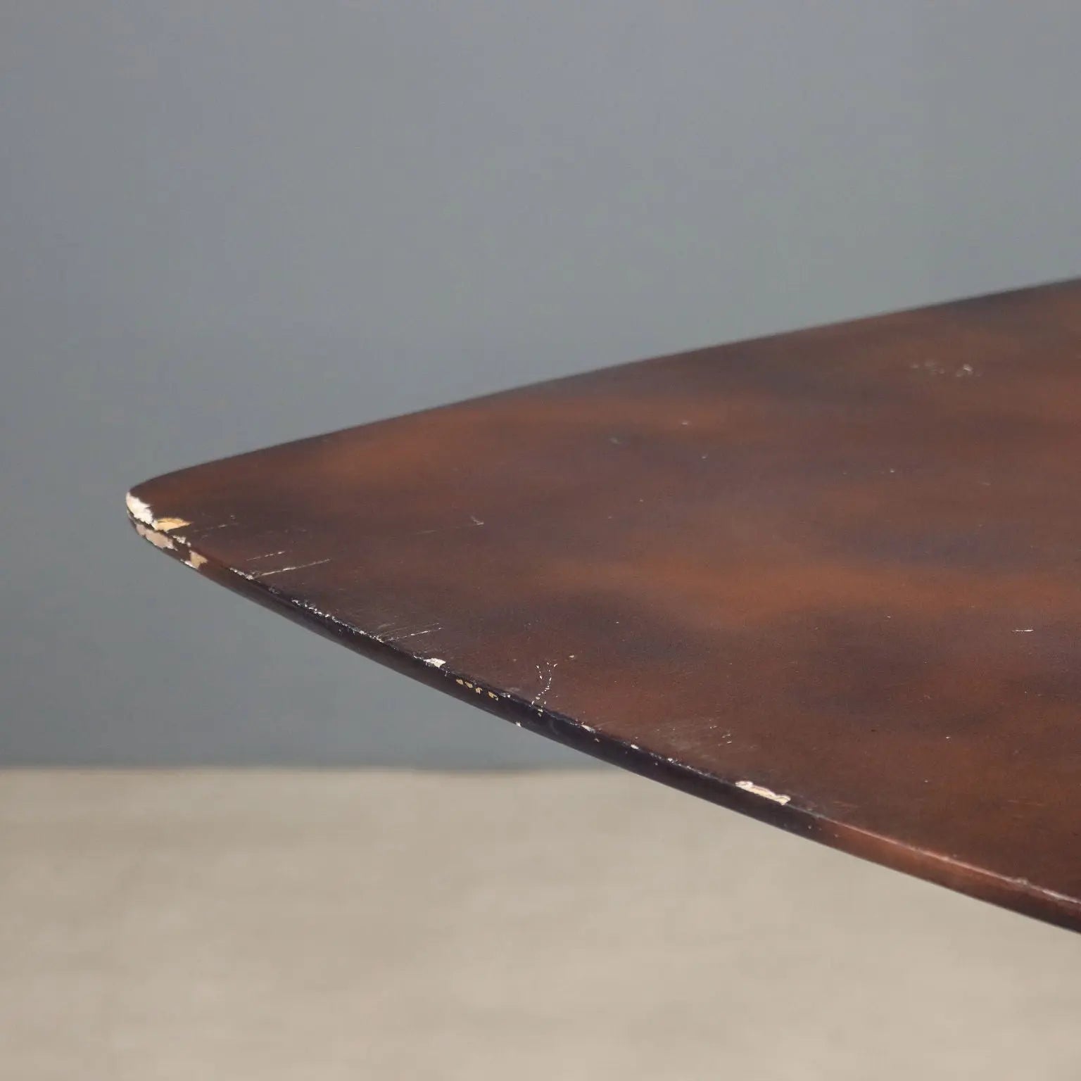 Vintage Table Enamelled Metal Design Italy 1960s