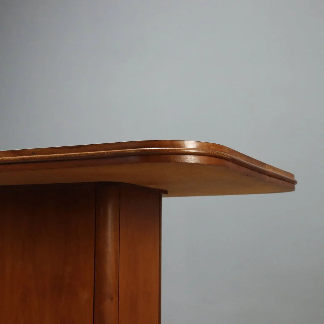 Vintage Dining Table Painted Beech Laminate Design Italy 1970s
