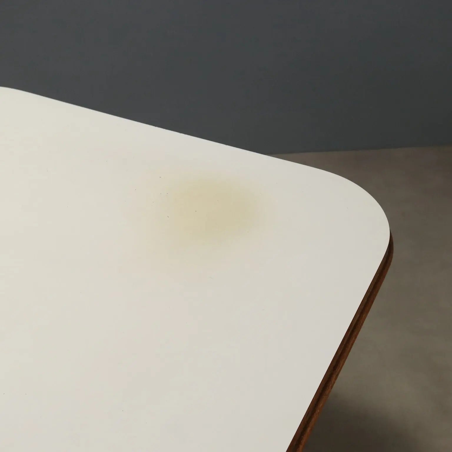 Vintage Dining Table Painted Beech Laminate Design Italy 1970s