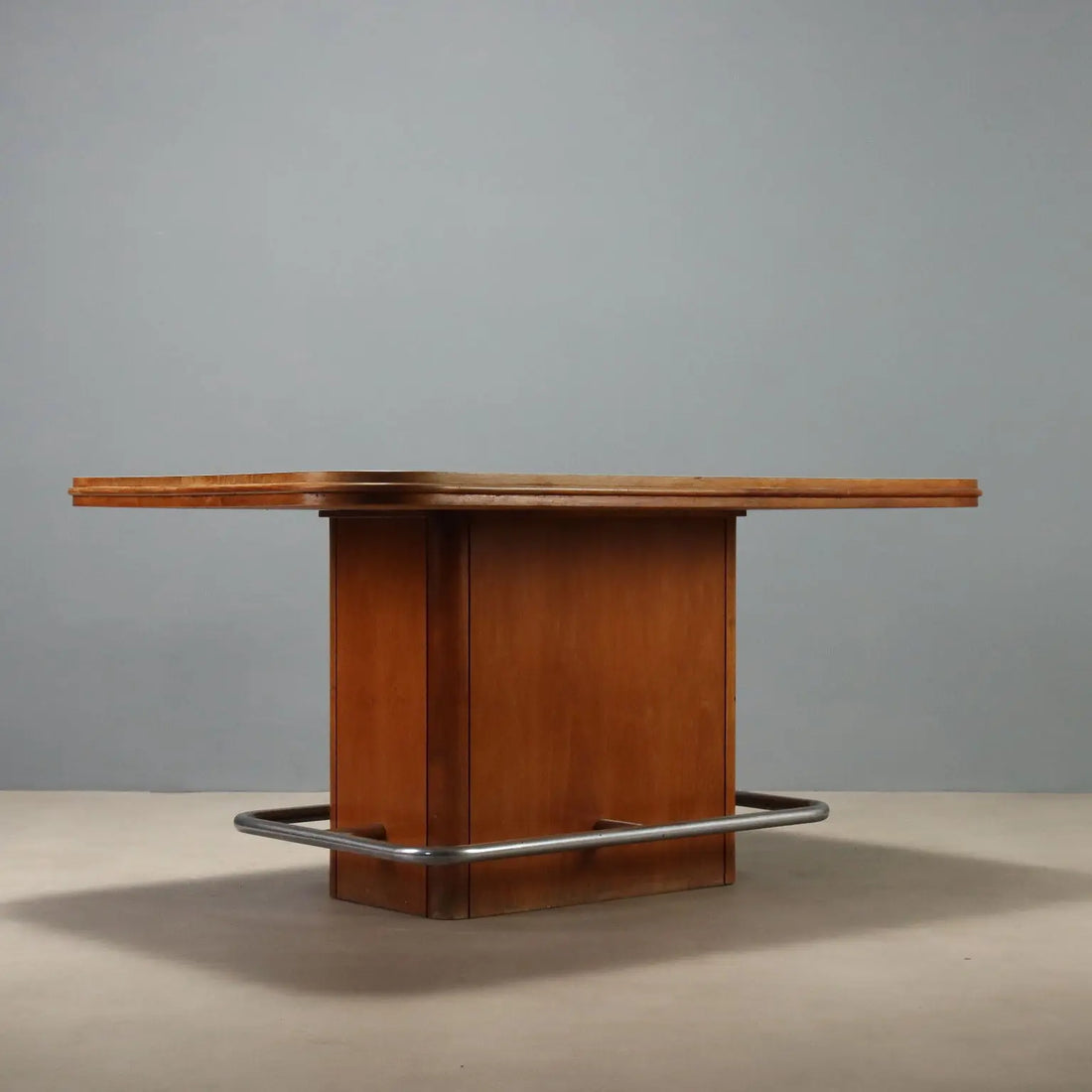 Vintage Dining Table Painted Beech Laminate Design Italy 1970s