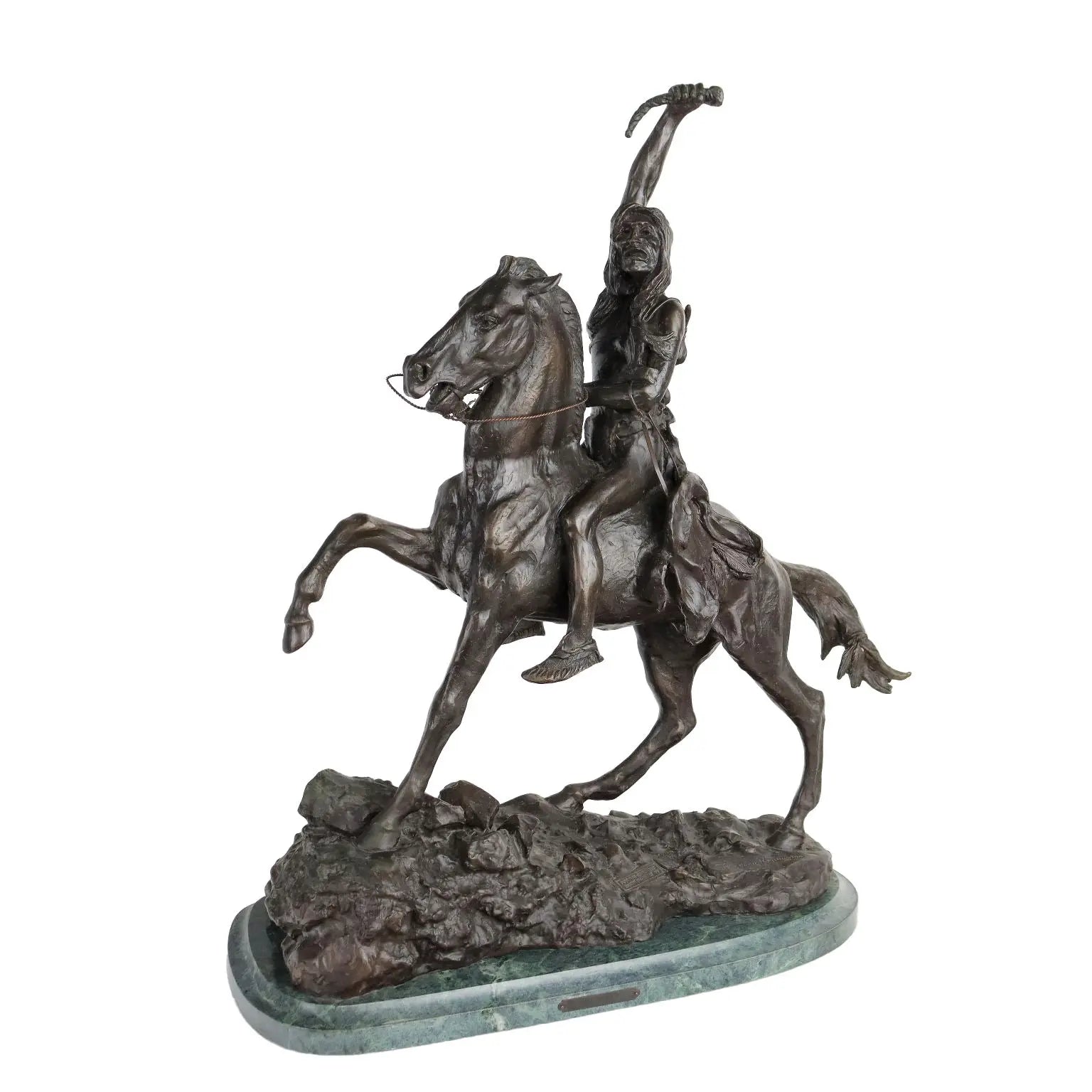 Ancient Sculpture The Triumph Copy from F. Remington '900 Bronze - USA 20th century | Antiques | Bronzes