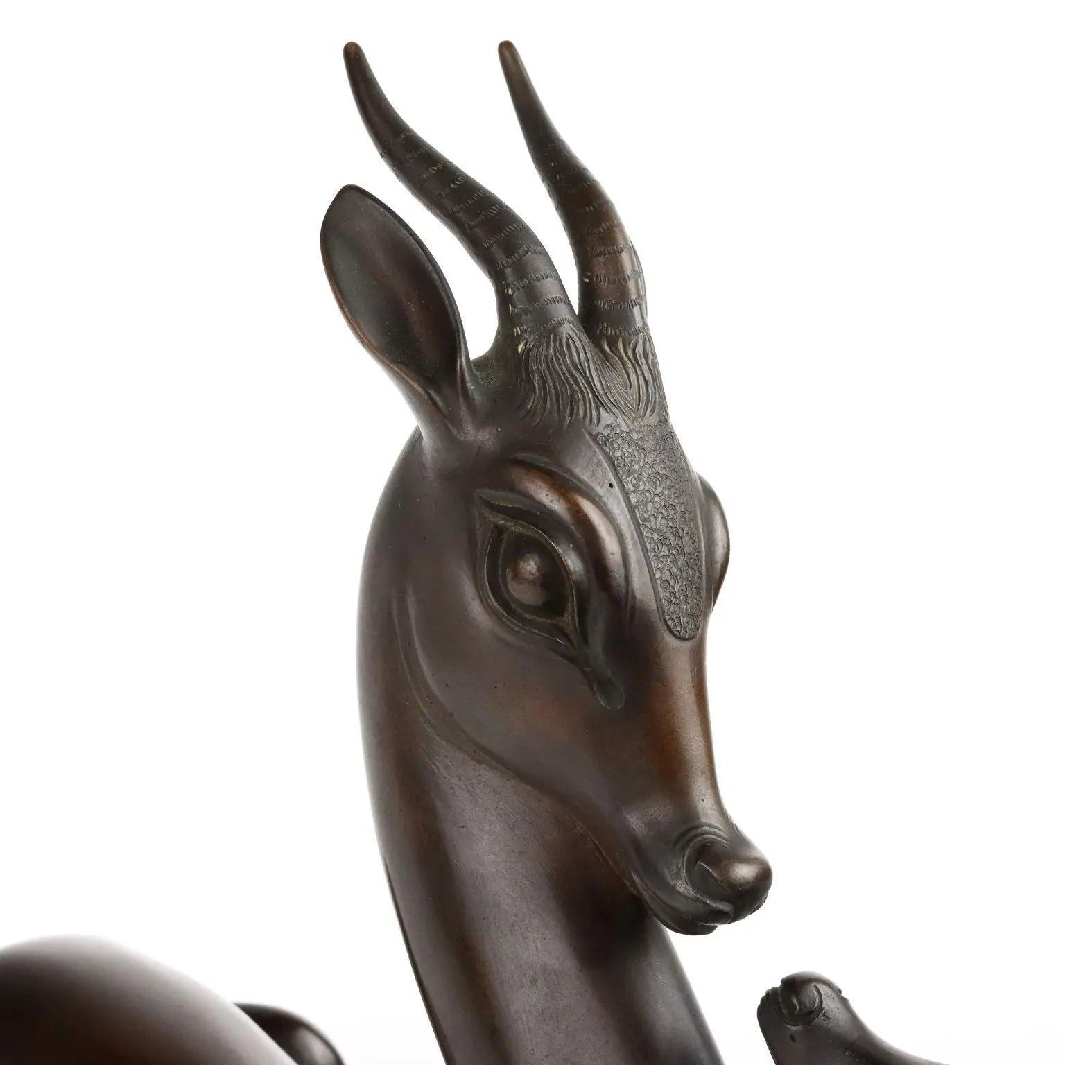 Antique Deers Signed Sirio Tofanari Bronze Italy XX Century - Italy, Early XX Century | Antiques | Bronzes
