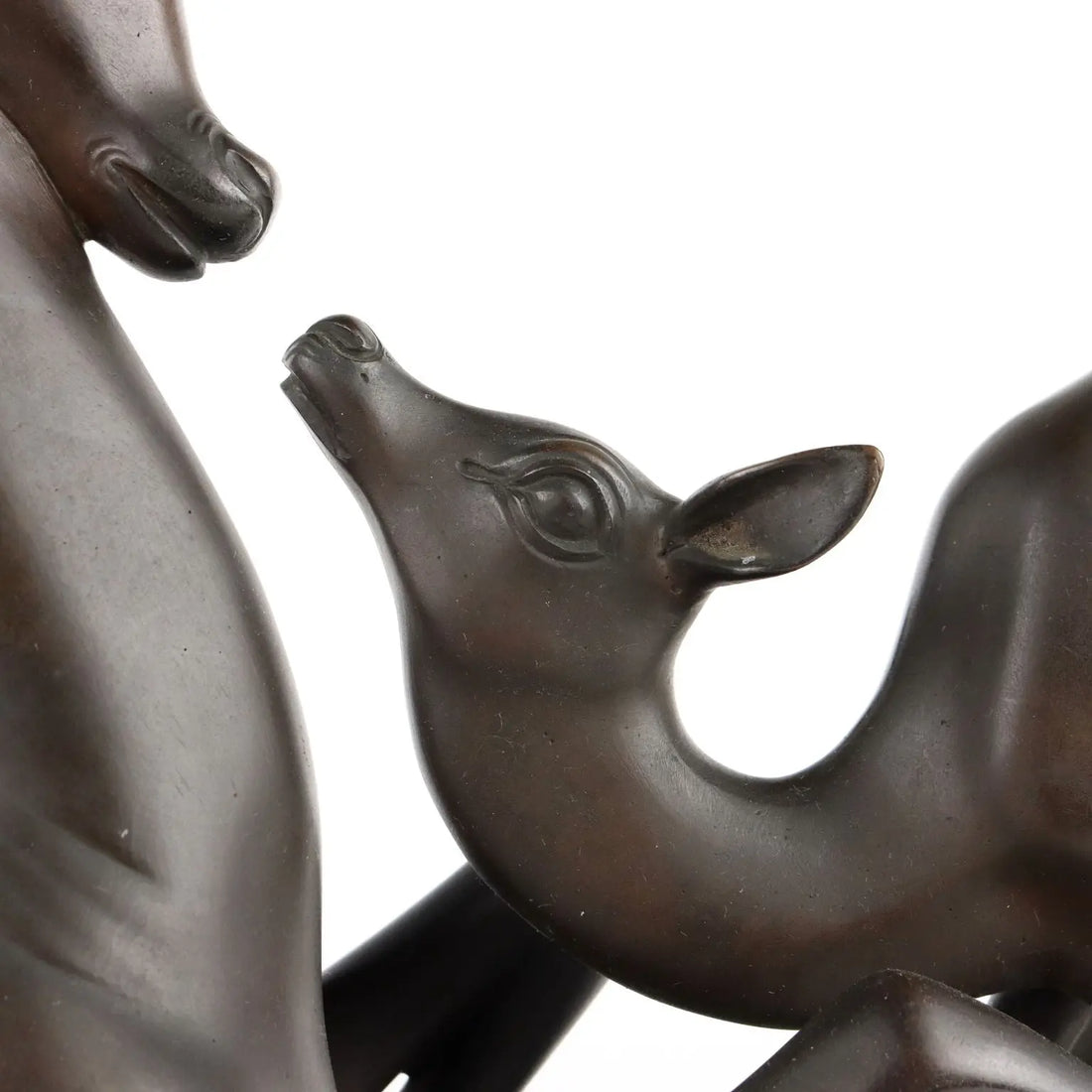 Antique Deers Signed Sirio Tofanari Bronze Italy XX Century - Italy, Early XX Century | Antiques | Bronzes