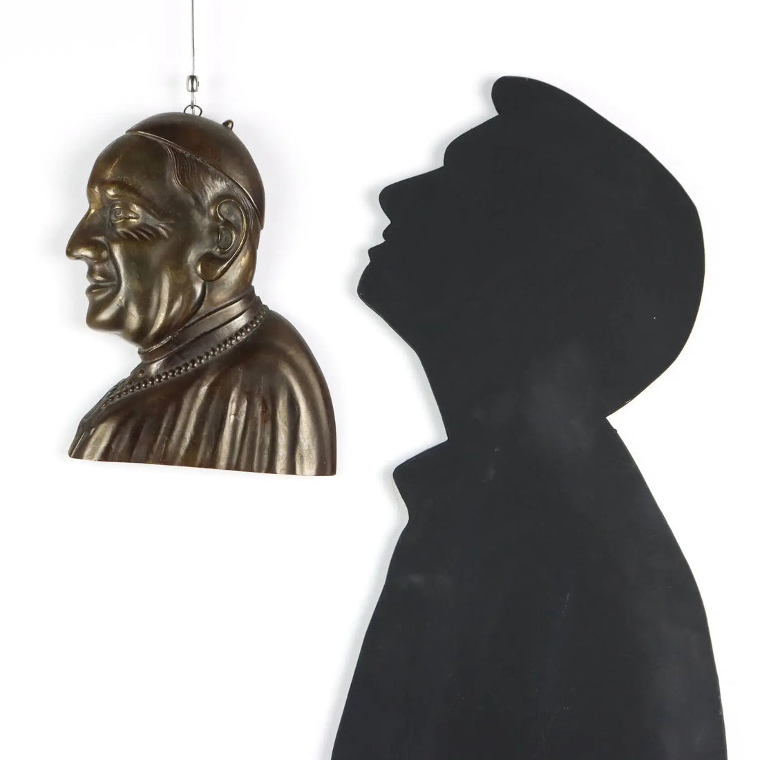 Modern Sculpture Pope John XXIII Bronze Italy 1960s-1970s - Italy, 1960s-1970s | Antiques | Bronzes