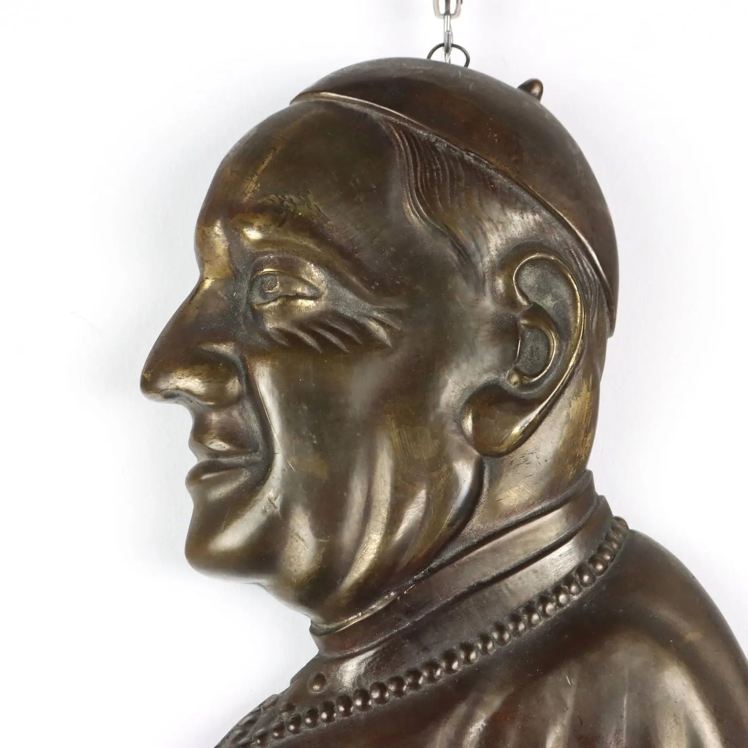 Modern Sculpture Pope John XXIII Bronze Italy 1960s-1970s - Italy, 1960s-1970s | Antiques | Bronzes