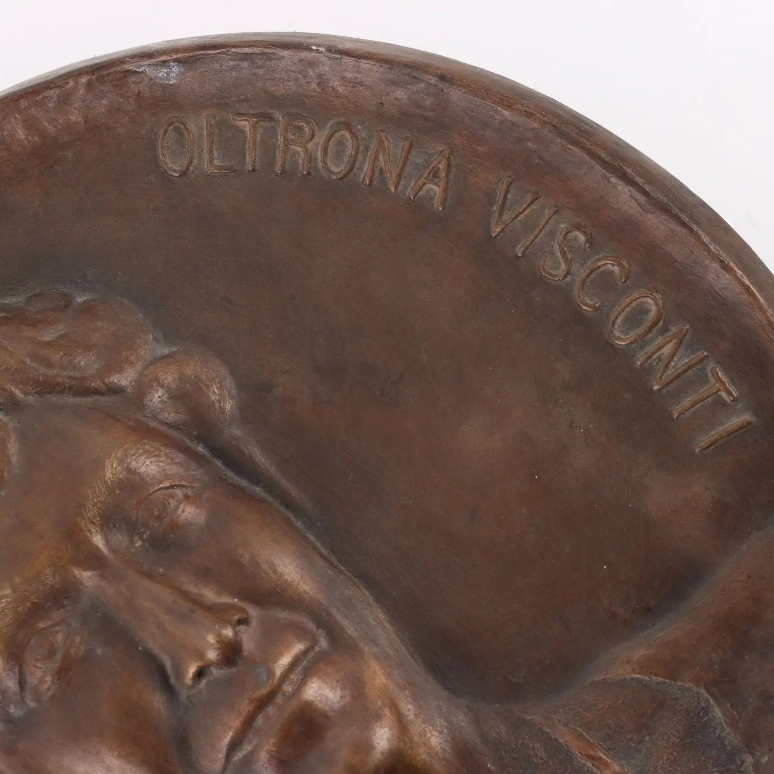 Antique Bronze Tile Noblewoman Italy XX Century - Italy, Late XX Century | Antiques | Bronzes