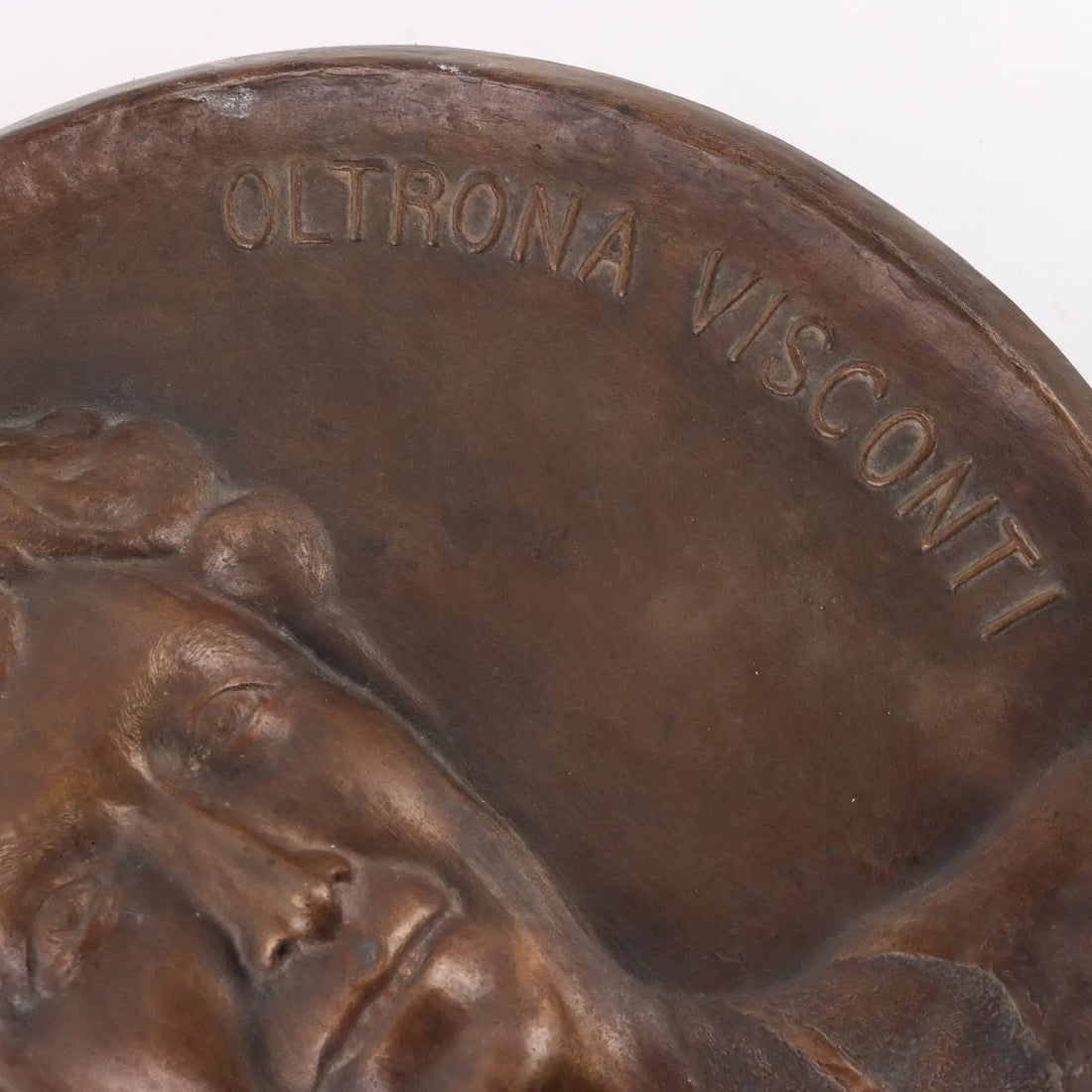 Antique Bronze Tile Noblewoman Italy XX Century - Italy, Late XX Century | Antiques | Bronzes