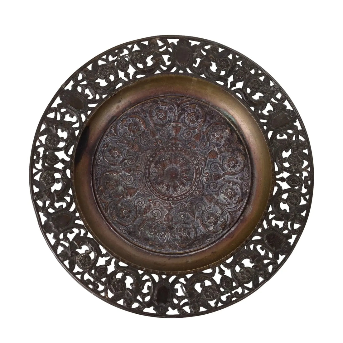 Antique Plate Bronze Antonio Pandiani Italy Late XIX Century - Italy, Late XIX Century | Antiques  Bronzes