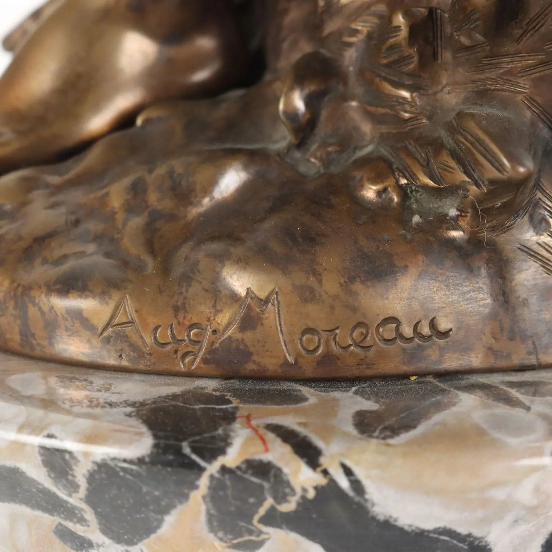 Antique Bronze Sculpture Copy from Auguste Moreau France XX Century - France, XX Century | Antiques | Bronzes