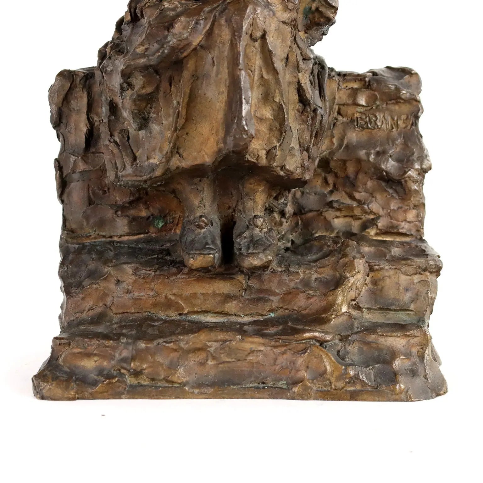 Antique Bronze Sculpture Young Peasant Giulio Branca XIX Century - Italy, Late XIX Century | Antiques | Bronzes