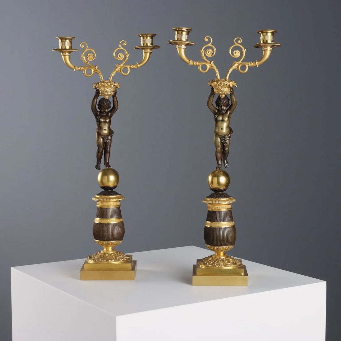 Antique Candelabra Napoleon III Style Bronze Italy XX Century - Italy, Mid XX Century | Antiques | Bronzes