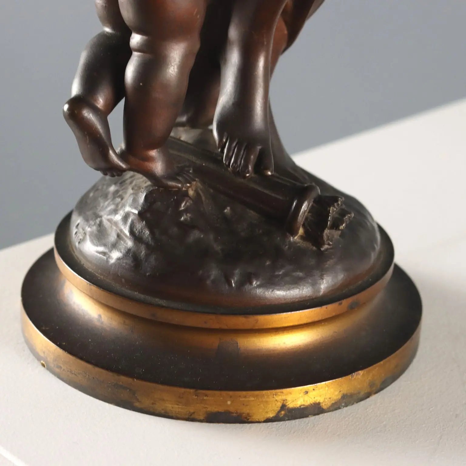 Modern Sculpture Venus and Love Signed M. Moreau XX Century - France, Mid XX Century | Antiques | Bronzes