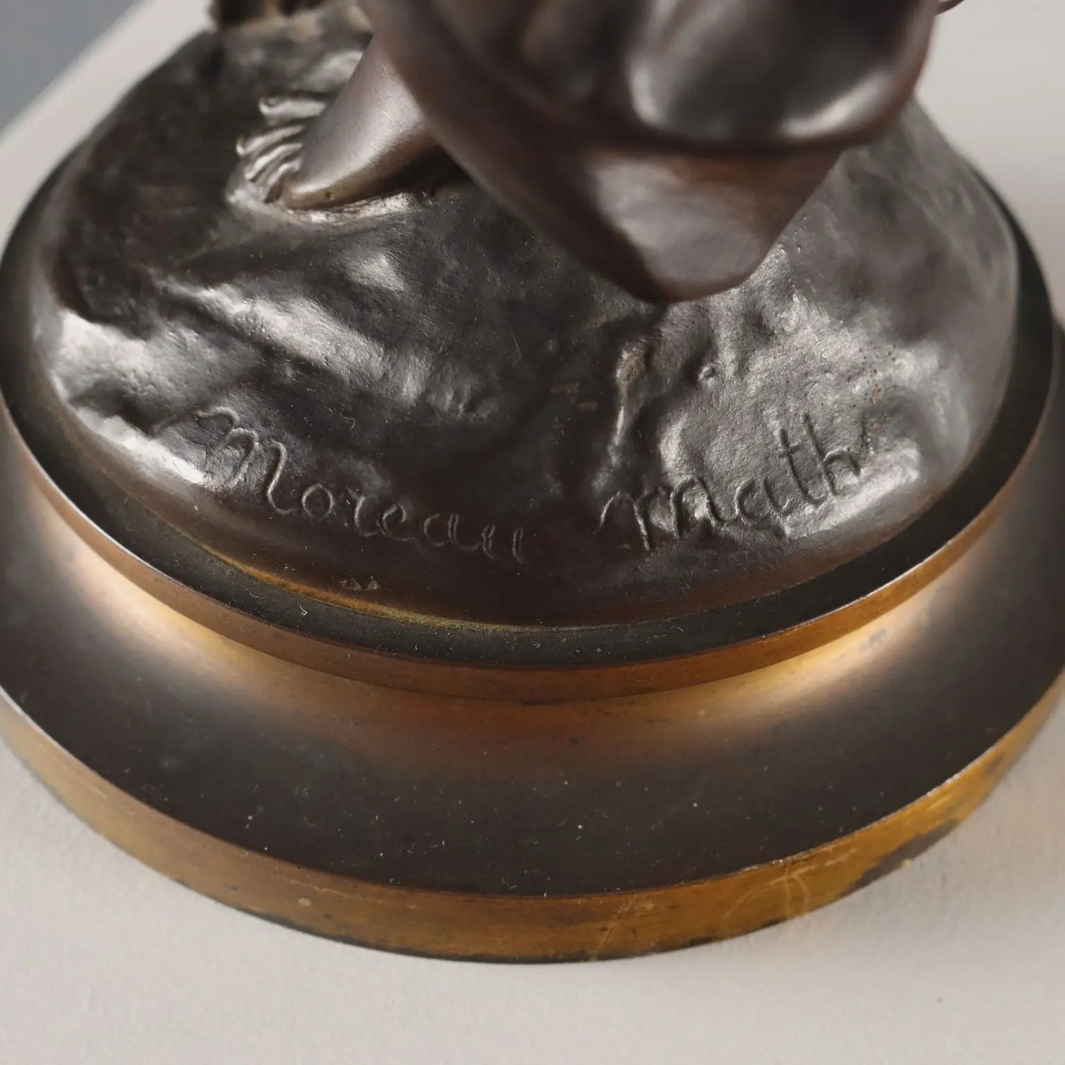 Modern Sculpture Venus and Love Signed M. Moreau XX Century - France, Mid XX Century | Antiques | Bronzes