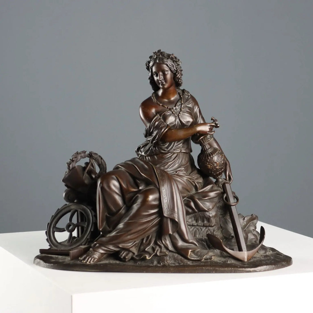Antique Bronze Figure of a Young Woman Moreau Manufactory '900 - France, Early XX Century | Antiques | Bronzes
