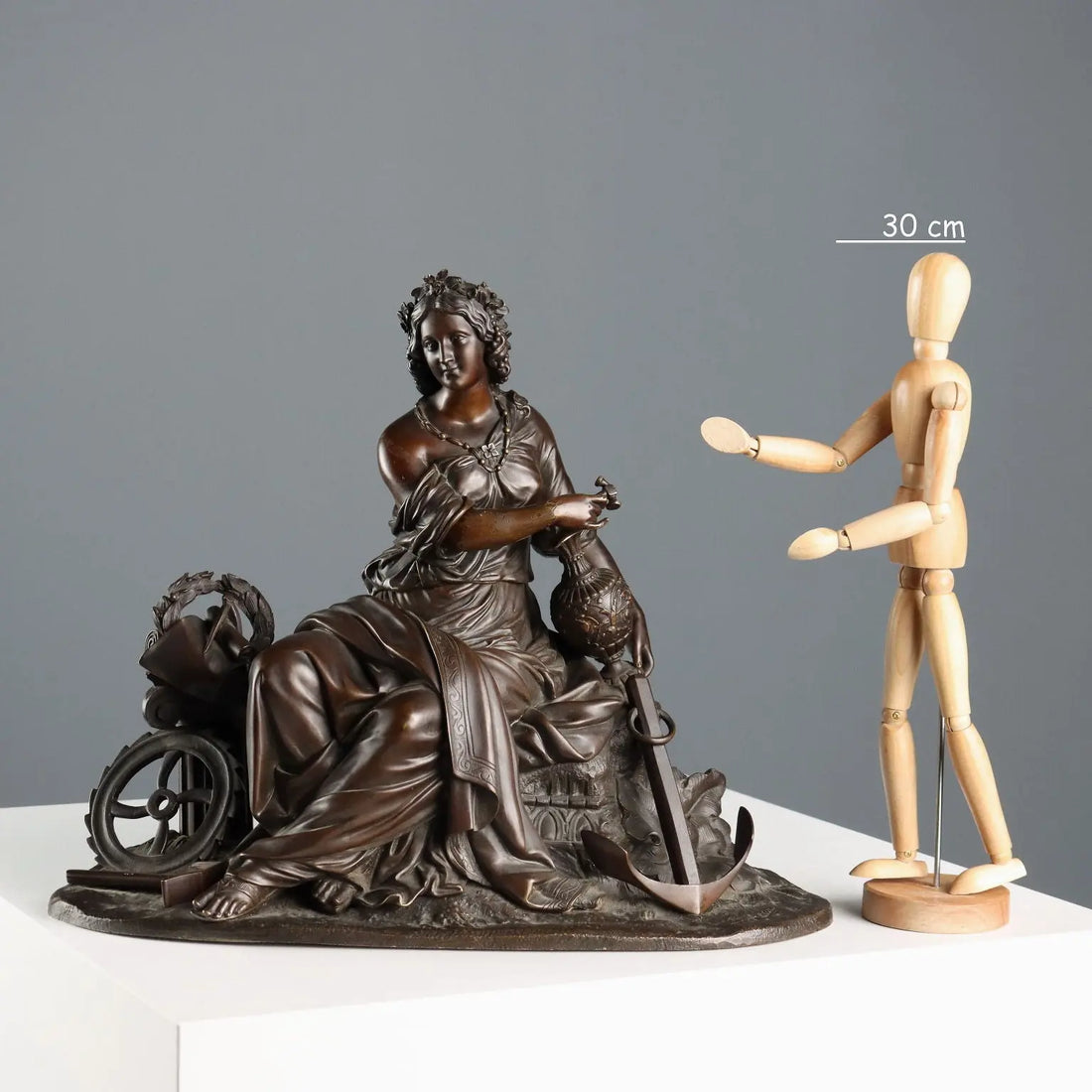 Antique Bronze Figure of a Young Woman Moreau Manufactory '900 - France, Early XX Century | Antiques | Bronzes