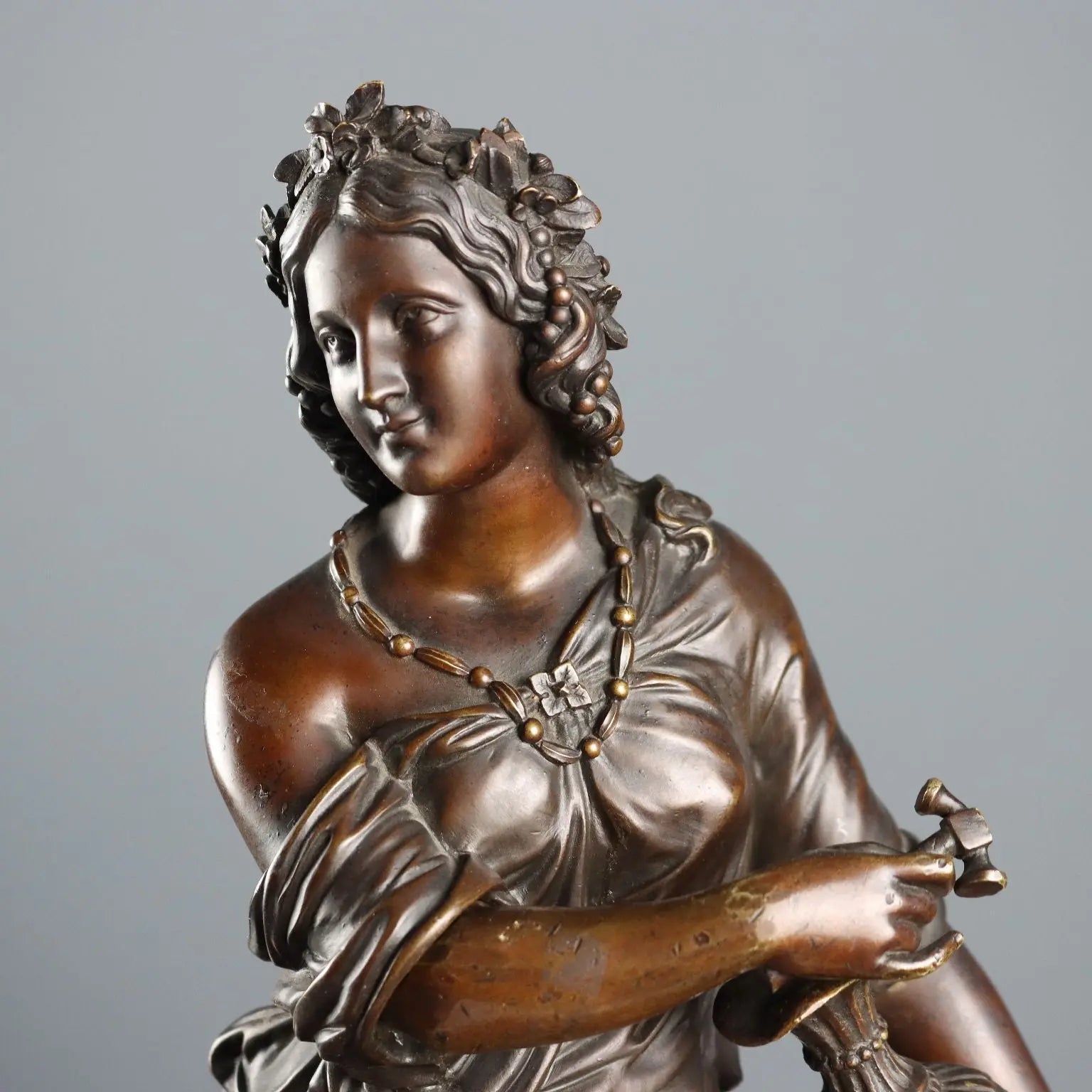 Antique Bronze Figure of a Young Woman Moreau Manufactory '900 - France, Early XX Century | Antiques | Bronzes