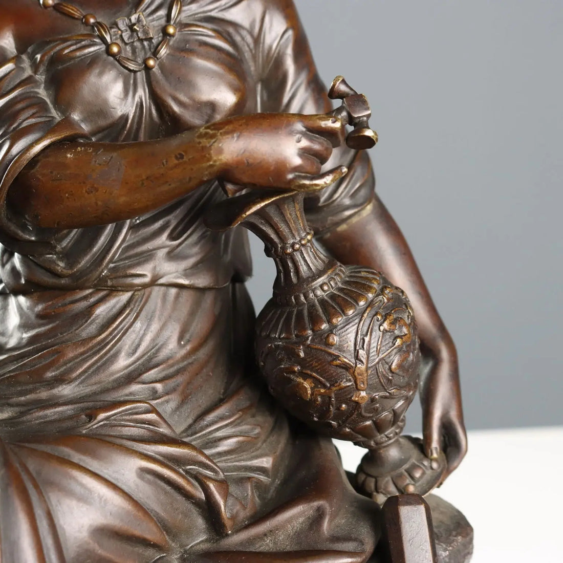 Antique Bronze Figure of a Young Woman Moreau Manufactory '900 - France, Early XX Century | Antiques | Bronzes