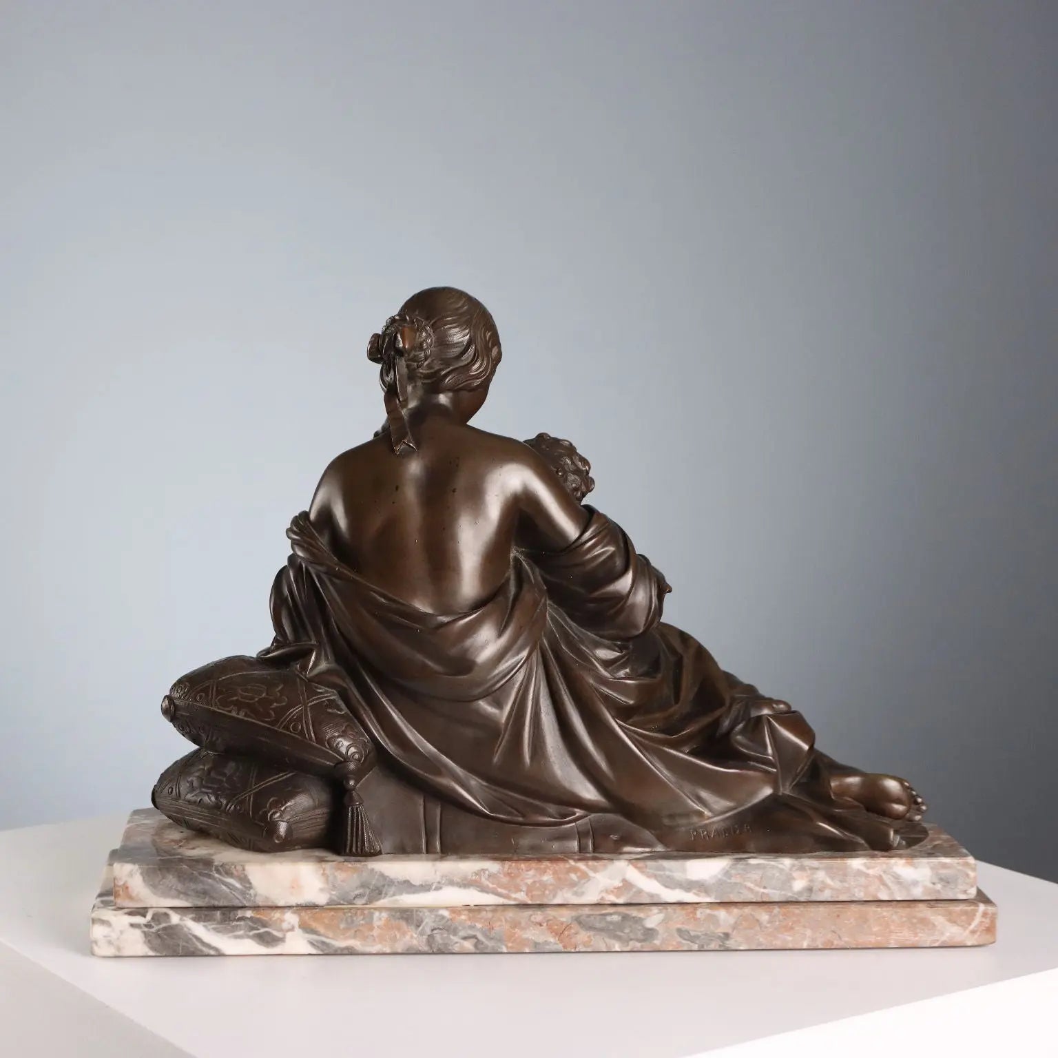 Bronze Sculpture Mother and Child by Pradier