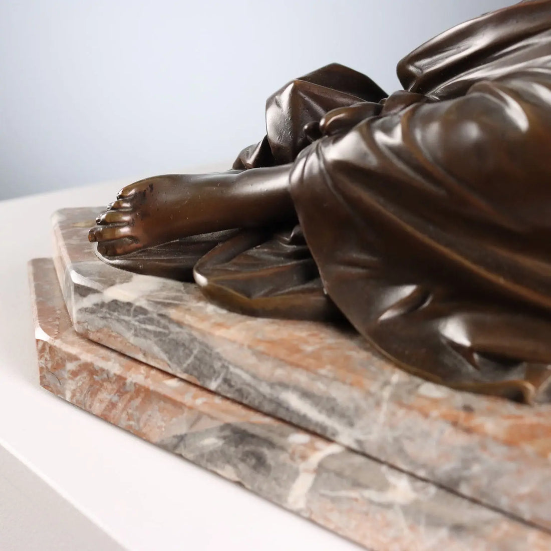 Bronze Sculpture Mother and Child by Pradier