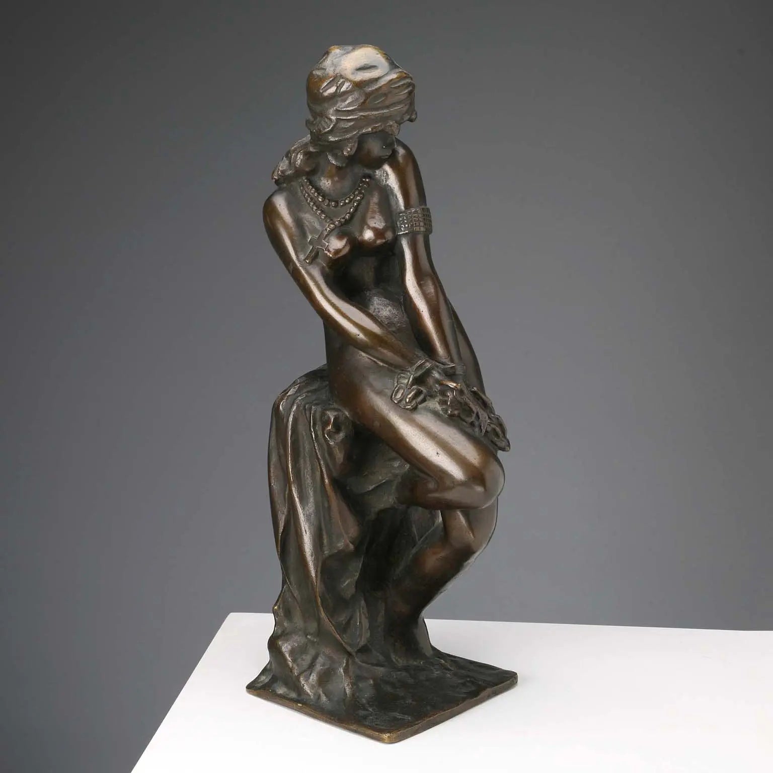 Modern Sculpture Slave in Chain Bronze Italy XX Century - Italy Mid XX Century | Antiques | Bronzes