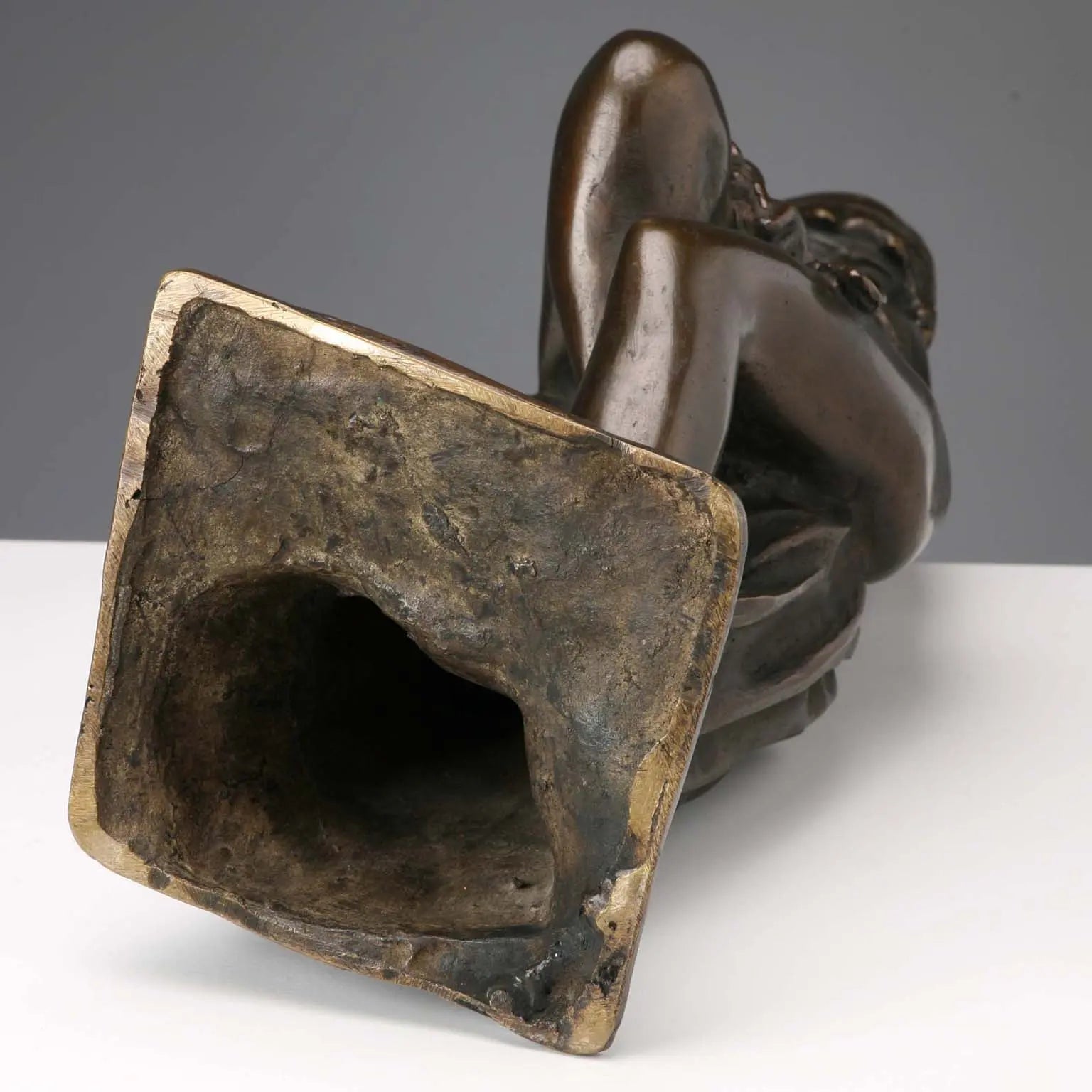 Modern Sculpture Slave in Chain Bronze Italy XX Century - Italy Mid XX Century | Antiques | Bronzes
