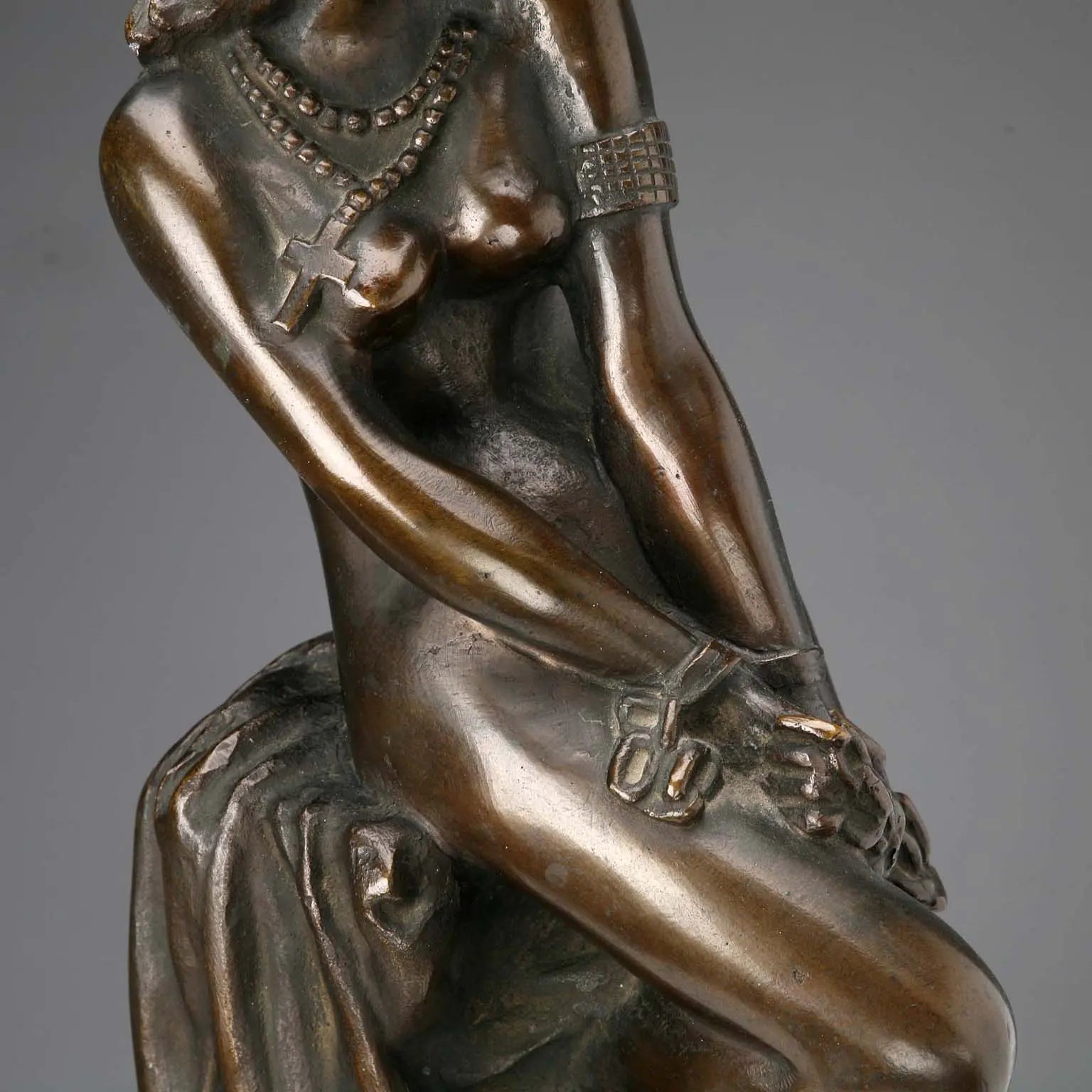 Modern Sculpture Slave in Chain Bronze Italy XX Century - Italy Mid XX Century | Antiques | Bronzes