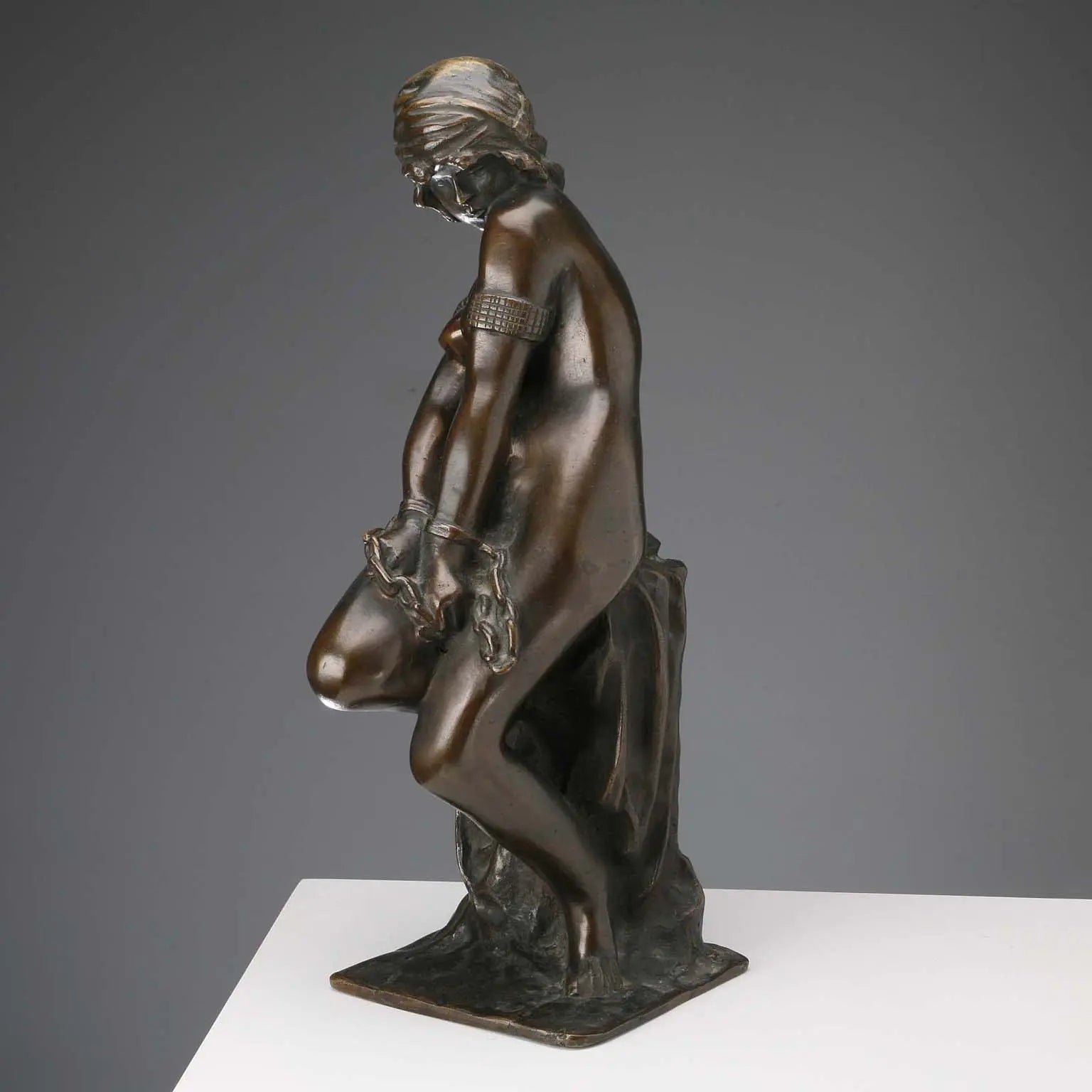 Modern Sculpture Slave in Chain Bronze Italy XX Century - Italy Mid XX Century | Antiques | Bronzes