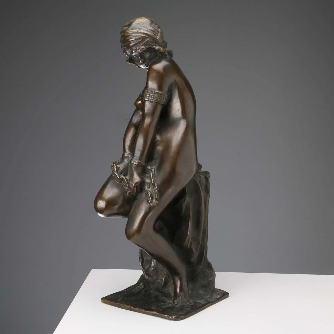 Modern Sculpture Slave in Chain Bronze Italy XX Century - Italy Mid XX Century | Antiques | Bronzes