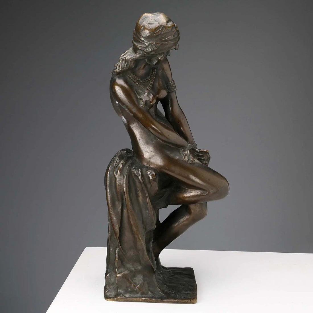 Modern Sculpture Slave in Chain Bronze Italy XX Century - Italy Mid XX Century | Antiques | Bronzes
