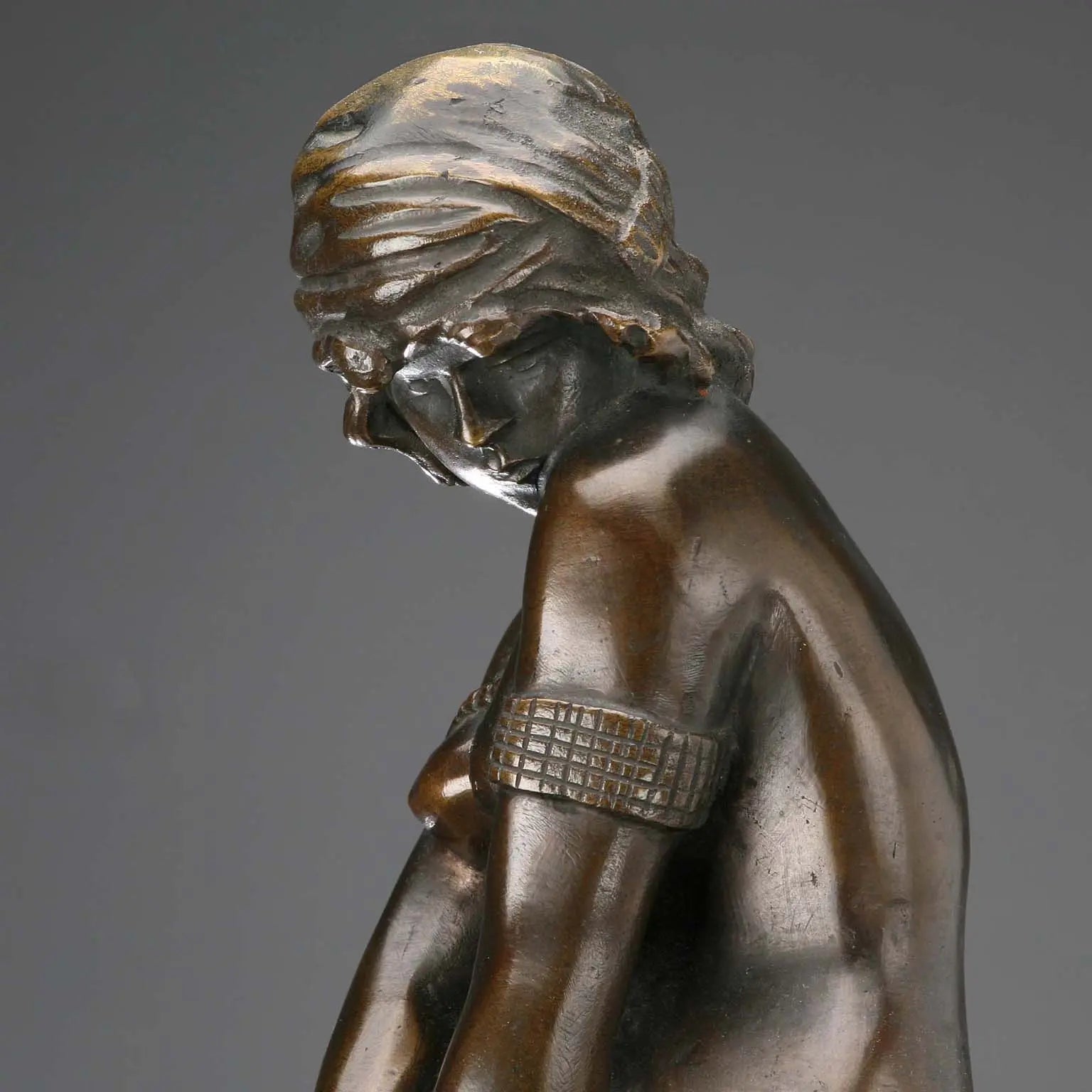 Modern Sculpture Slave in Chain Bronze Italy XX Century - Italy Mid XX Century | Antiques | Bronzes