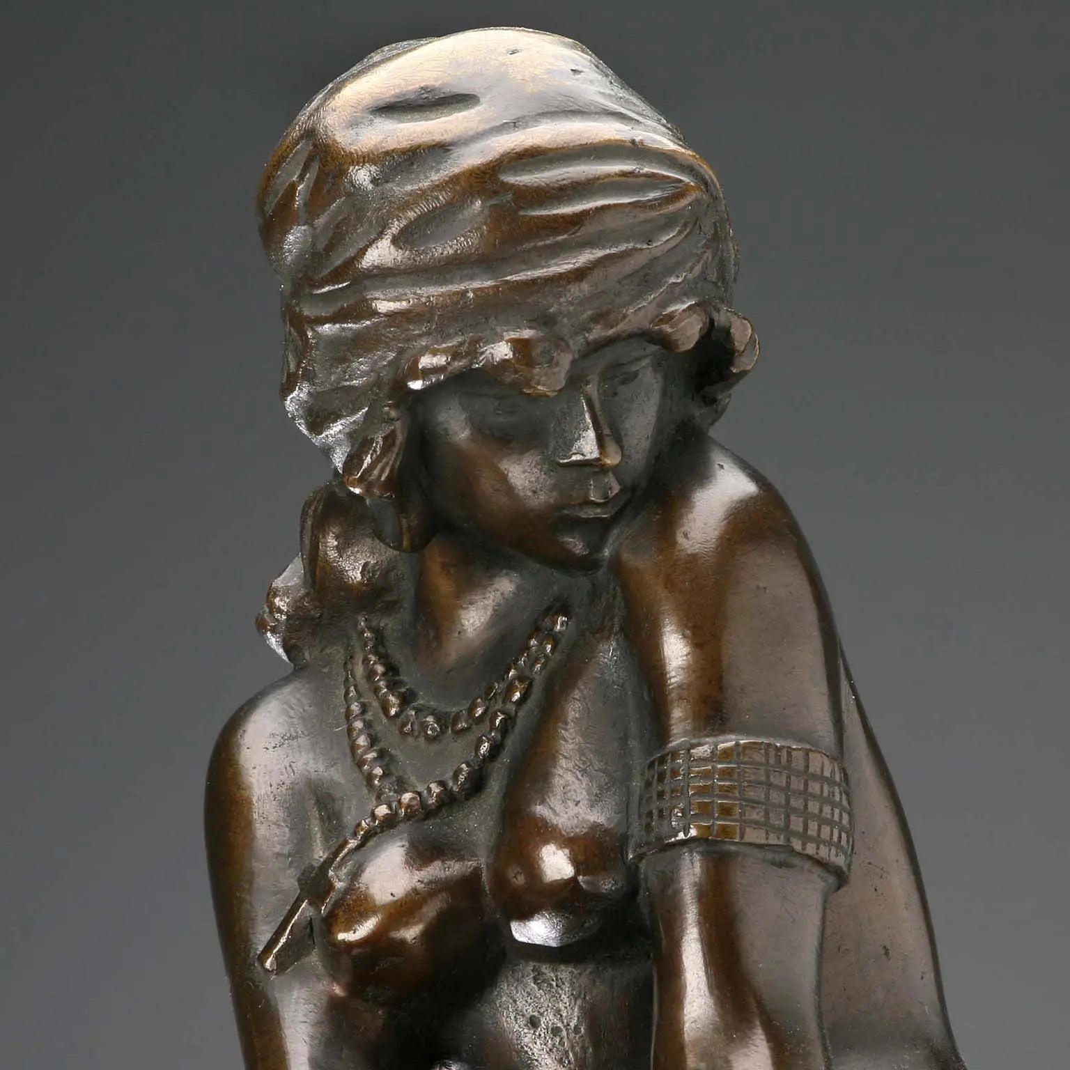 Modern Sculpture Slave in Chain Bronze Italy XX Century - Italy Mid XX Century | Antiques | Bronzes