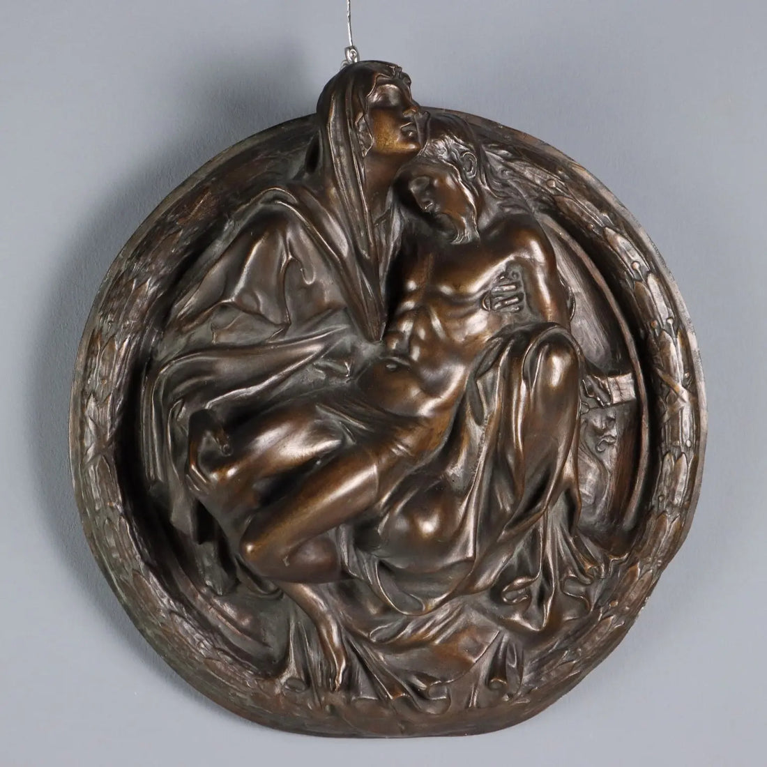 Bronze Bas-Relief The Pietà - Italy 20th Century