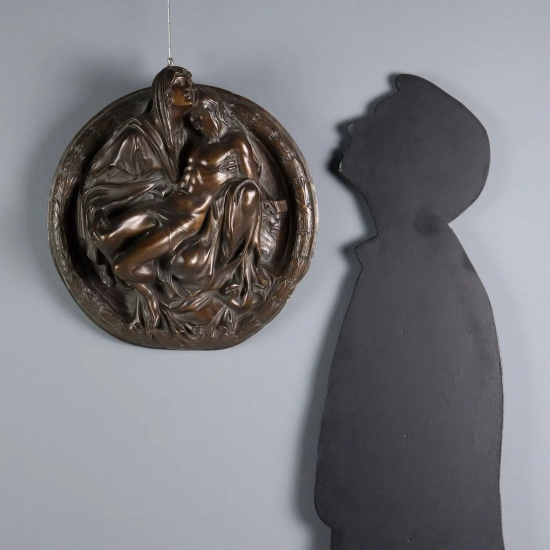 Bronze Bas-Relief The Pietà - Italy 20th Century