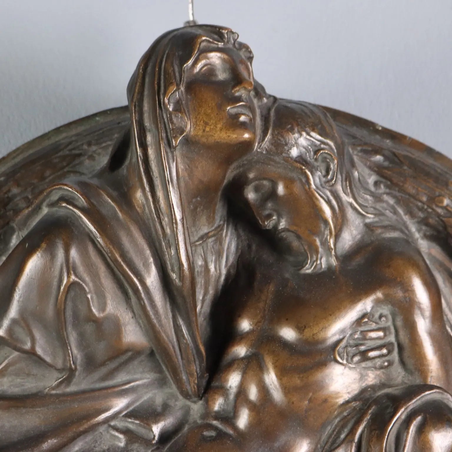 Bronze Bas-Relief The Pietà - Italy 20th Century
