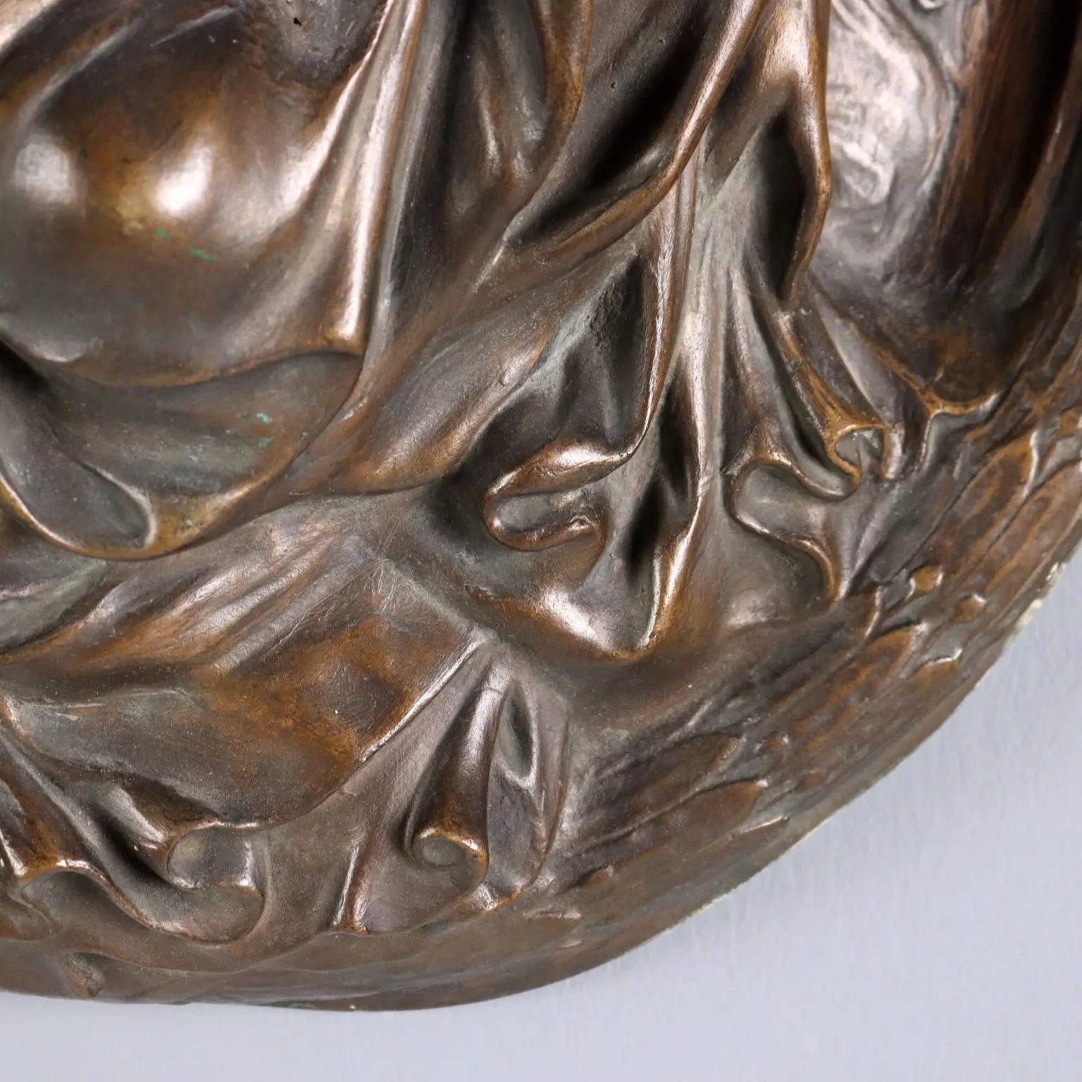 Bronze Bas-Relief The Pietà - Italy 20th Century
