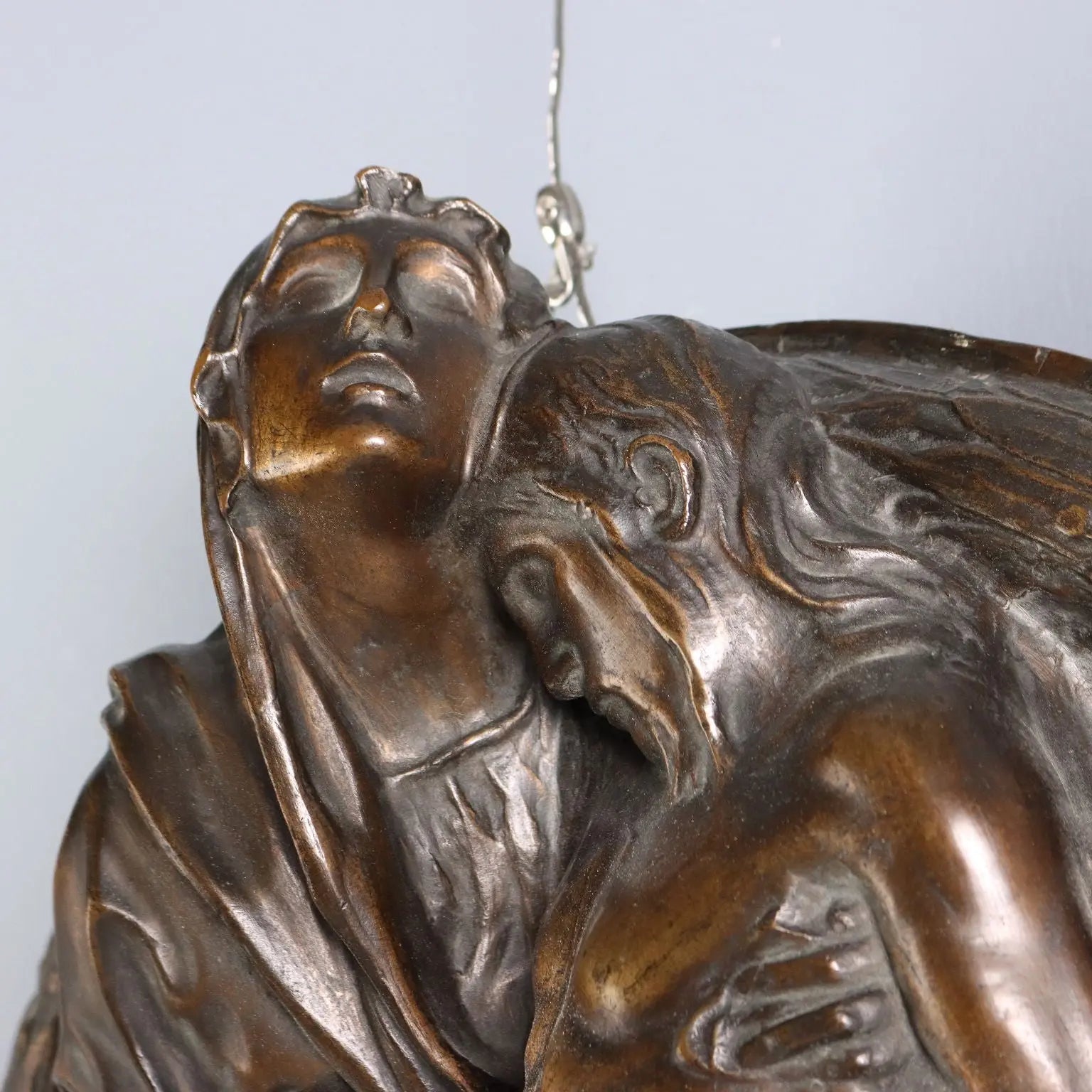 Bronze Bas-Relief The Pietà - Italy 20th Century