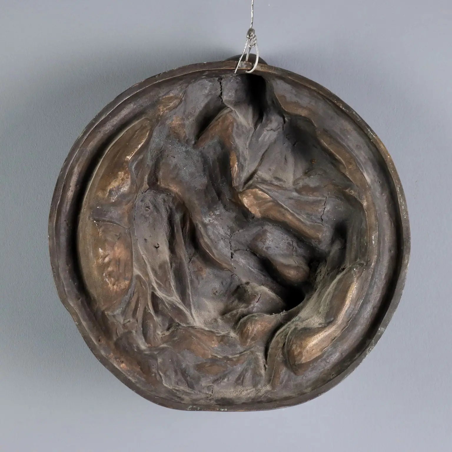 Bronze Bas-Relief The Pietà - Italy 20th Century