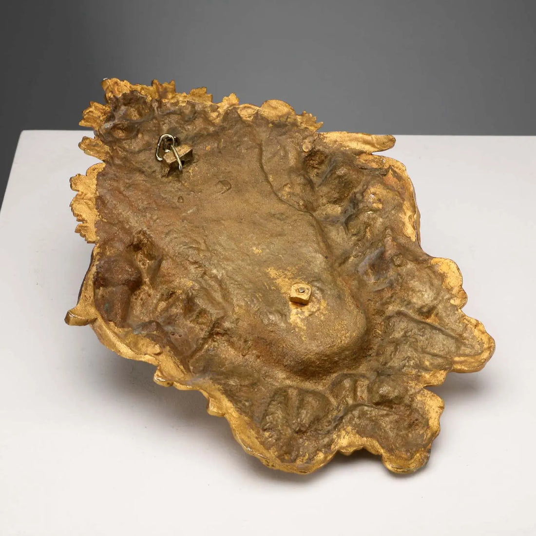 Antique Holy Water Stoup Gilded Bronze Italy XX Century - Italy, Early XX Century | Antiques | Bronzes