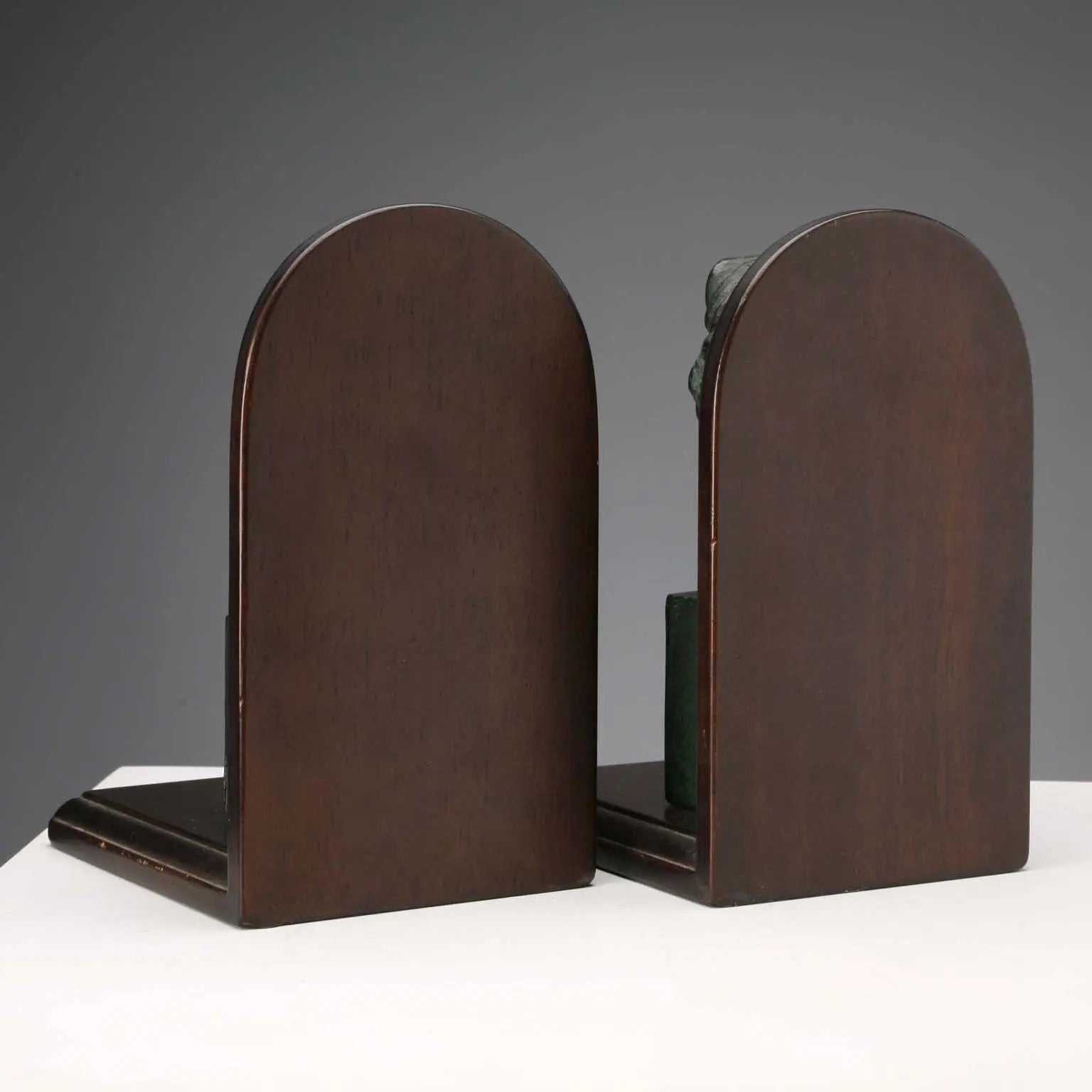 Vintage Bookends Bronze Wood Verdi Chopin Design 1960s-1970s - Italy, 1960s-1970s | Antiques | Bronzes