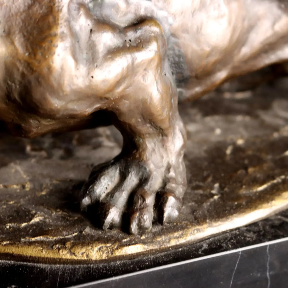 Rembrandt Bugatti's Lurking Tiger Bronze Sculpture XX Century - Europe, Mid XX Century | Antiques | Bronzes