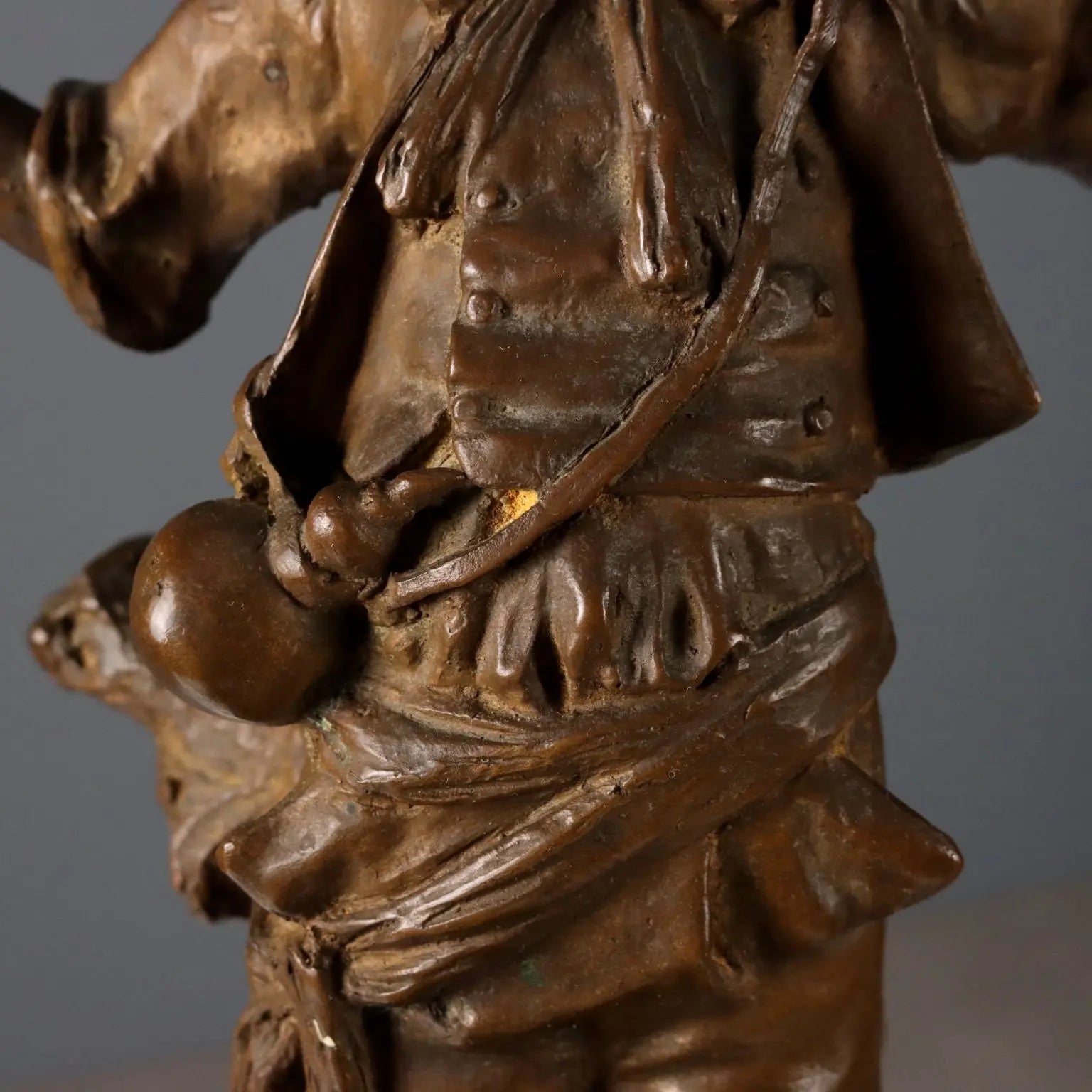 Antique Figurine Shepherd with Herds Bronze G. Morlaiter XX Century - Italy, XX Century | Antiques | Bronzes