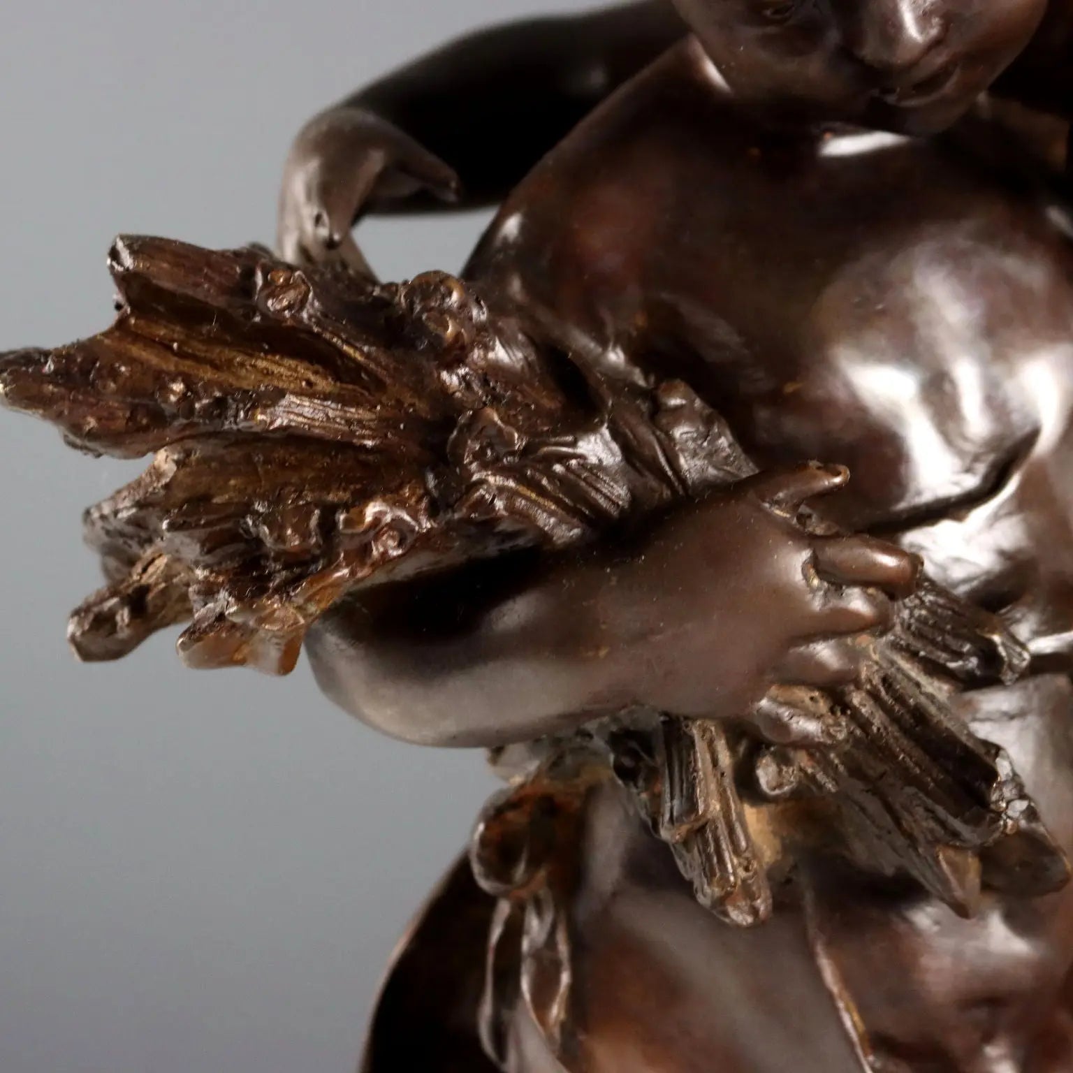 Bronze Sculpture by Moreau - Whispering Children