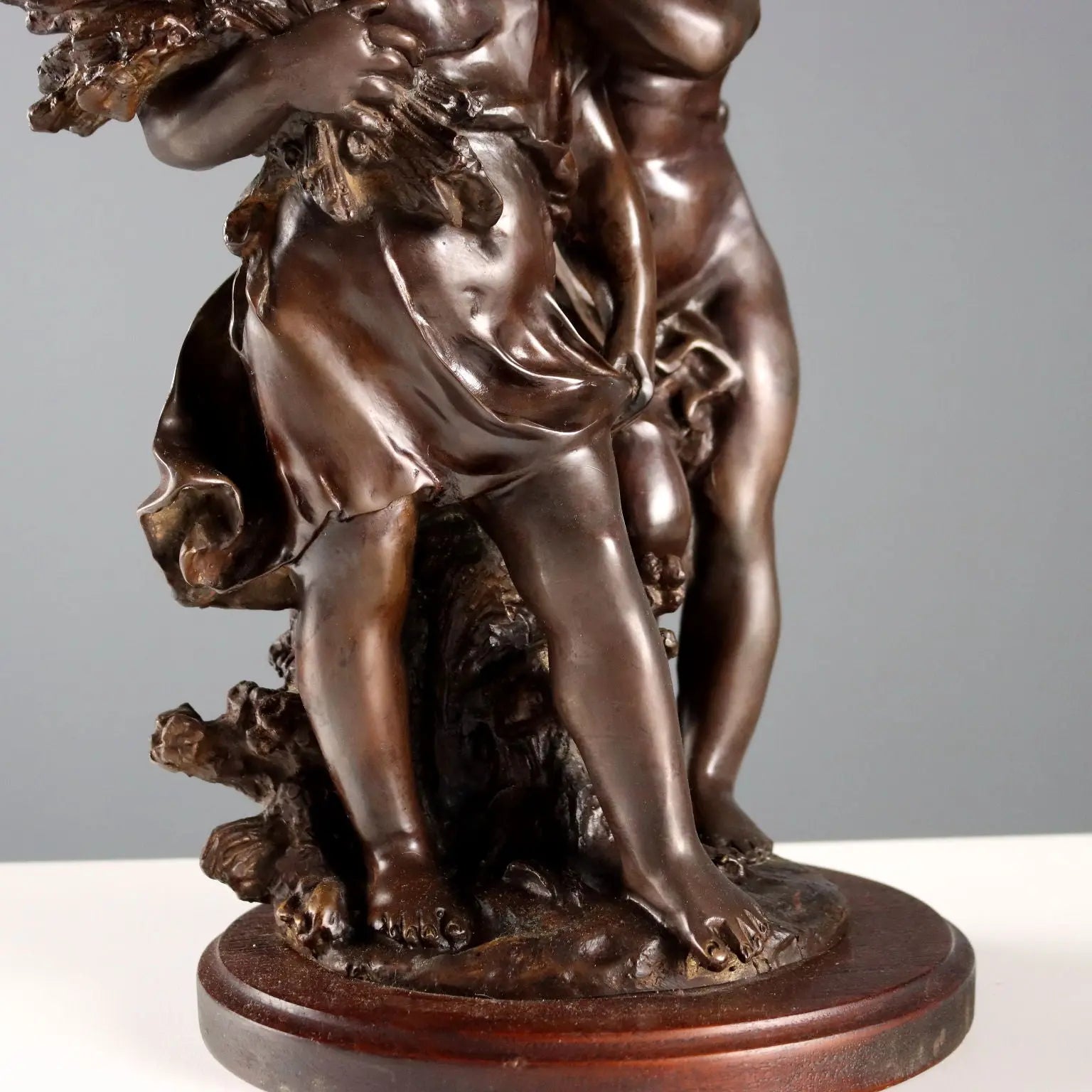 Bronze Sculpture by Moreau - Whispering Children