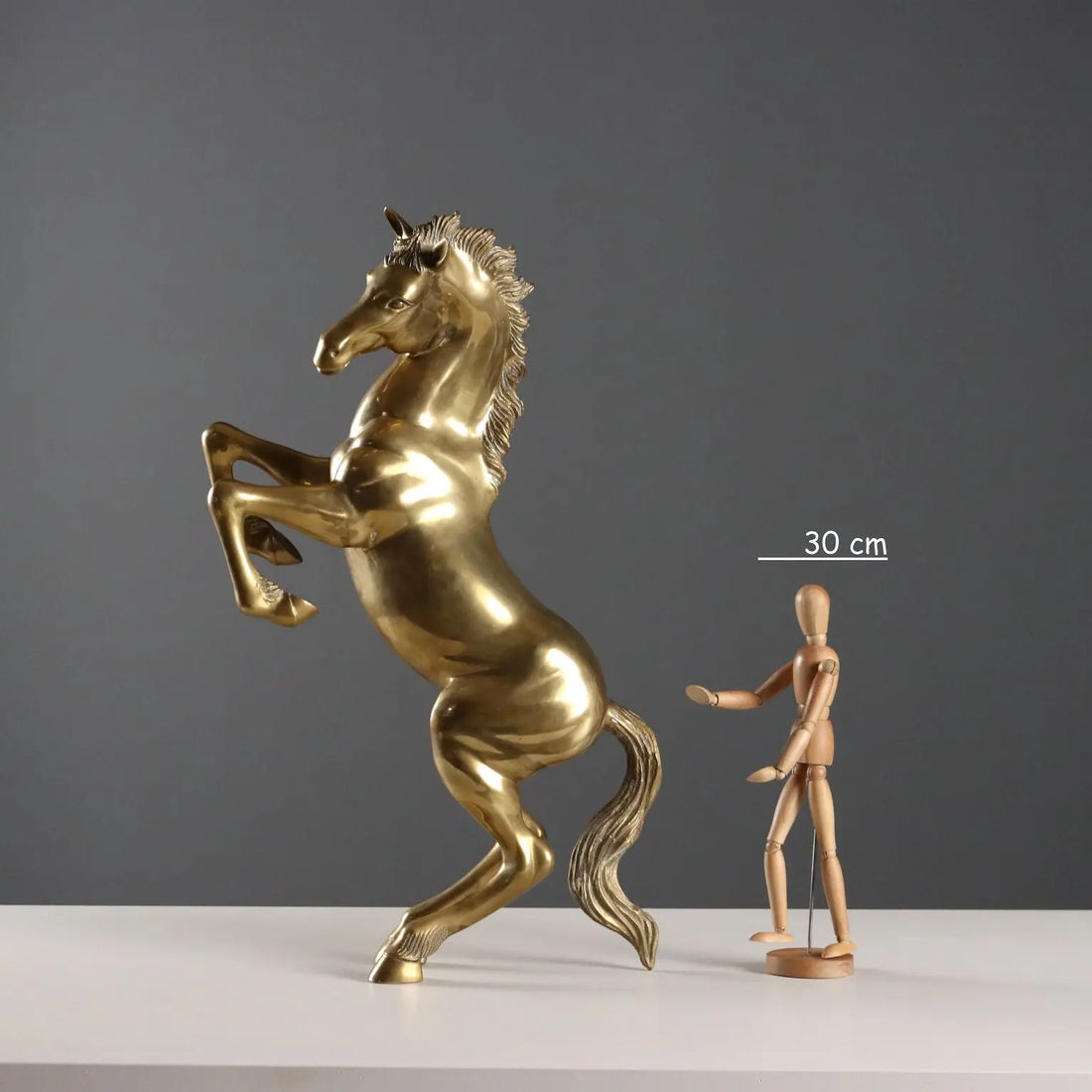 Modern Sculpture Gilded Bronze Prancing Horse Italy 1970s-1980s - Italy, 1970s-1980s | Antiques | Bronzes