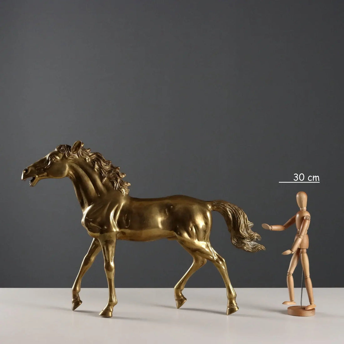 Modern Sculpture Trotting Horse Gilded Bronze Italy 1970s - Italy, 1970s-1980s | Antiques | Bronzes