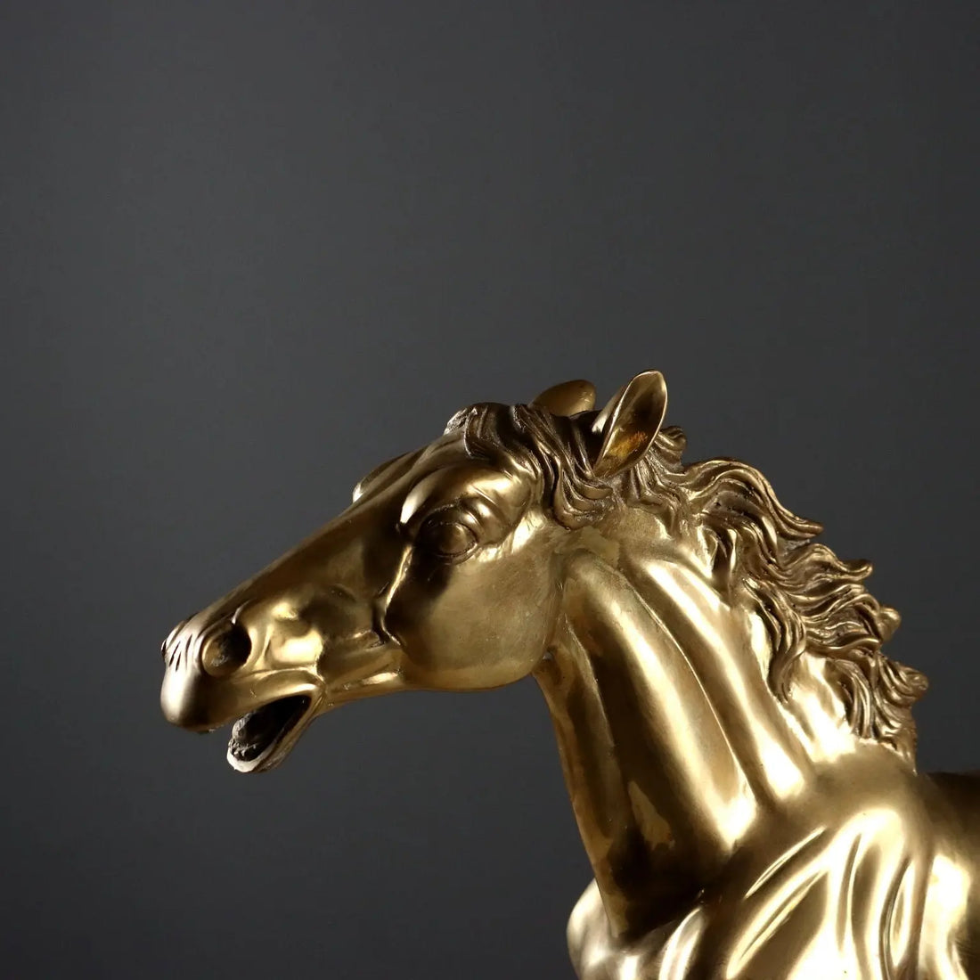 Modern Sculpture Trotting Horse Gilded Bronze Italy 1970s - Italy, 1970s-1980s | Antiques | Bronzes